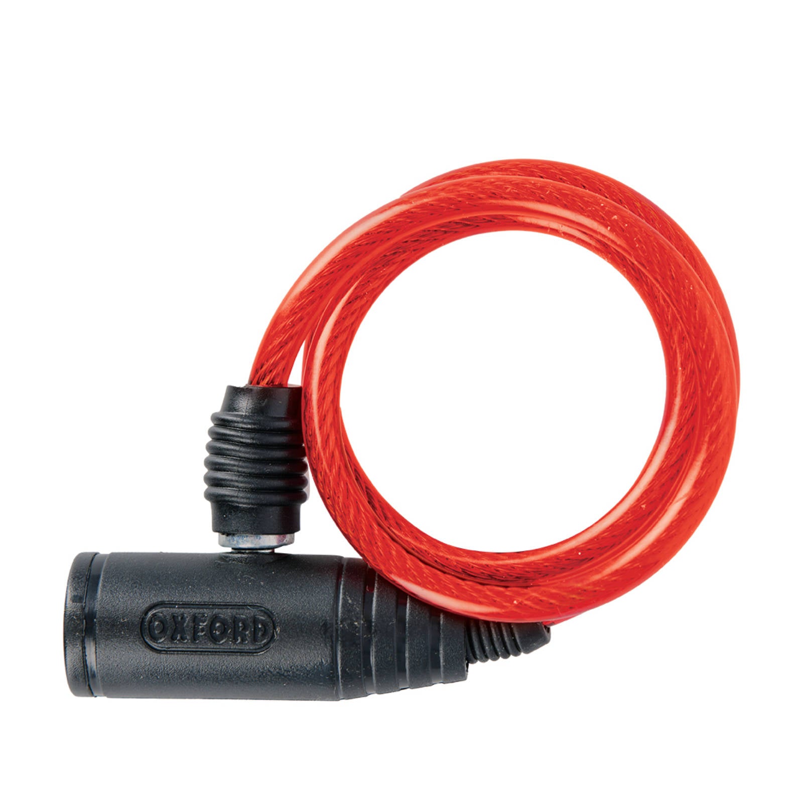 New OXFORD Bumper Cable Lock Red 6mm x 600mm #OXOF06 | Australian Moto Spares