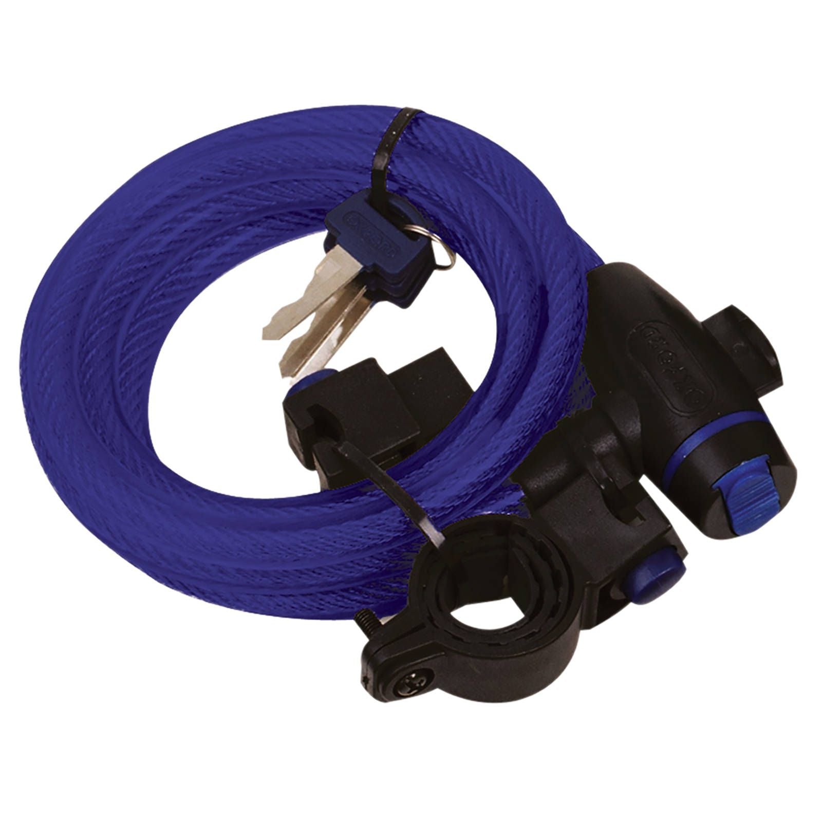 New OXFORD Cable Lock 1.8M X 12mm Blue #OXOF245