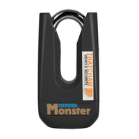 New OXFORD Monster Disc Lock Black #OXOF32M | Australian Moto Spares