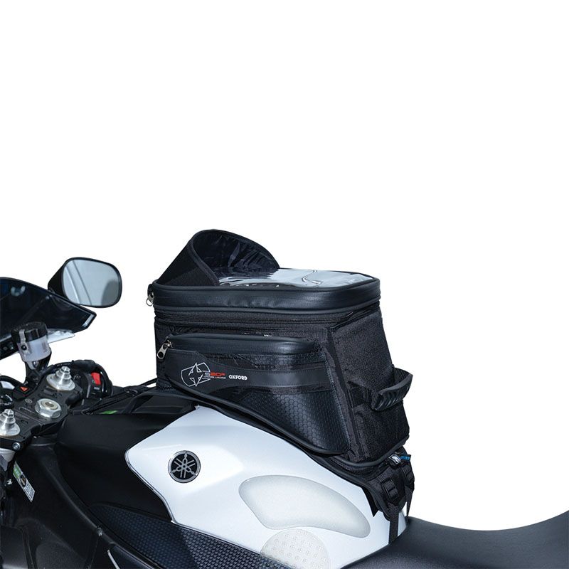 New OXFORD Tank Bag Strap-On S20R - Black #OXOL231