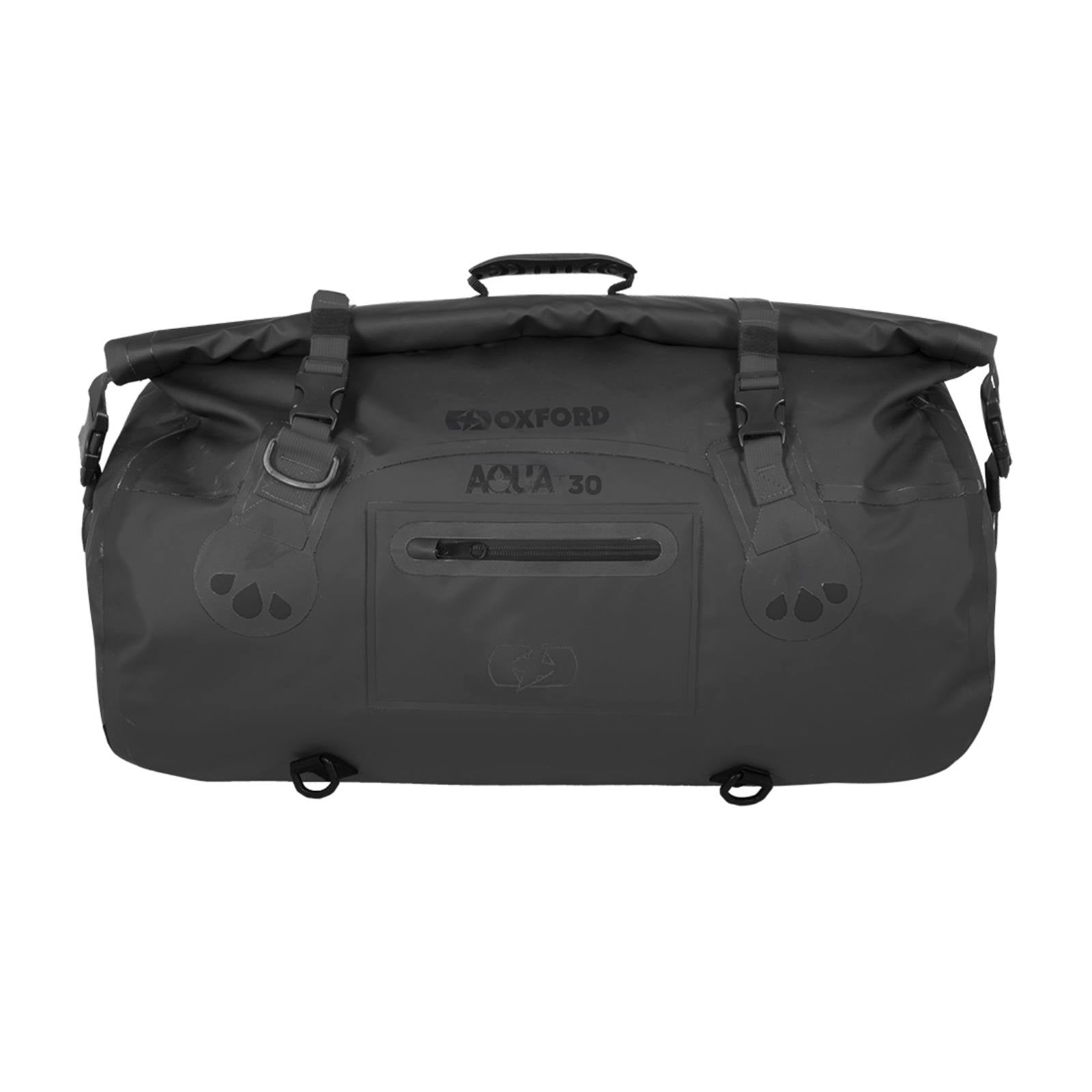 New OXFORD Aqua T-30 Roll Bag - Black #OXOL451