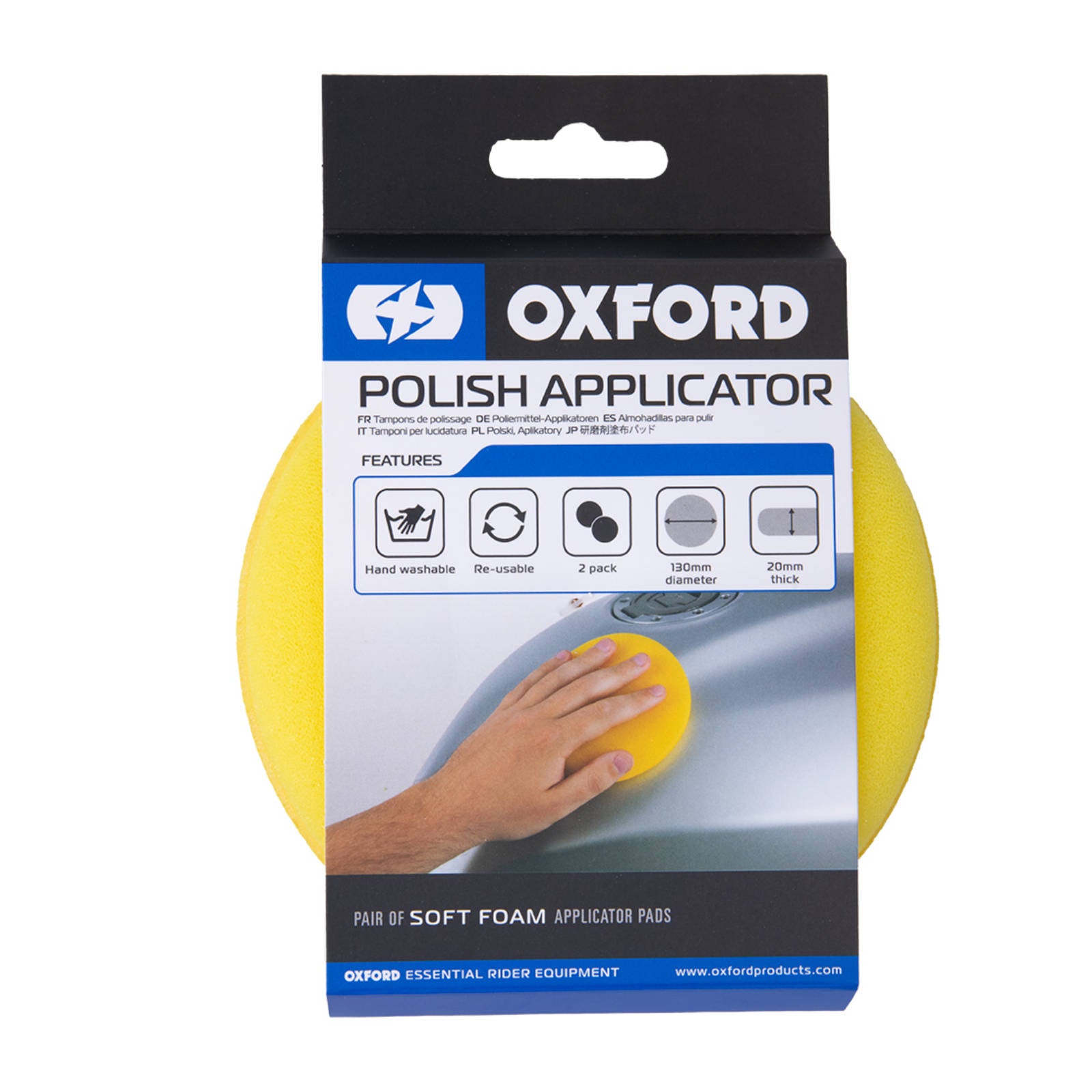 New OXFORD Polish Applicator Pads Twin Pack #OXOX262