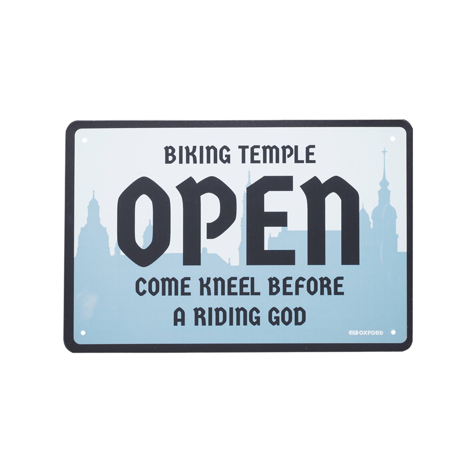 New OXFORD Garage Metal Sign: Temple #OXOX387 | Australian Moto Spares