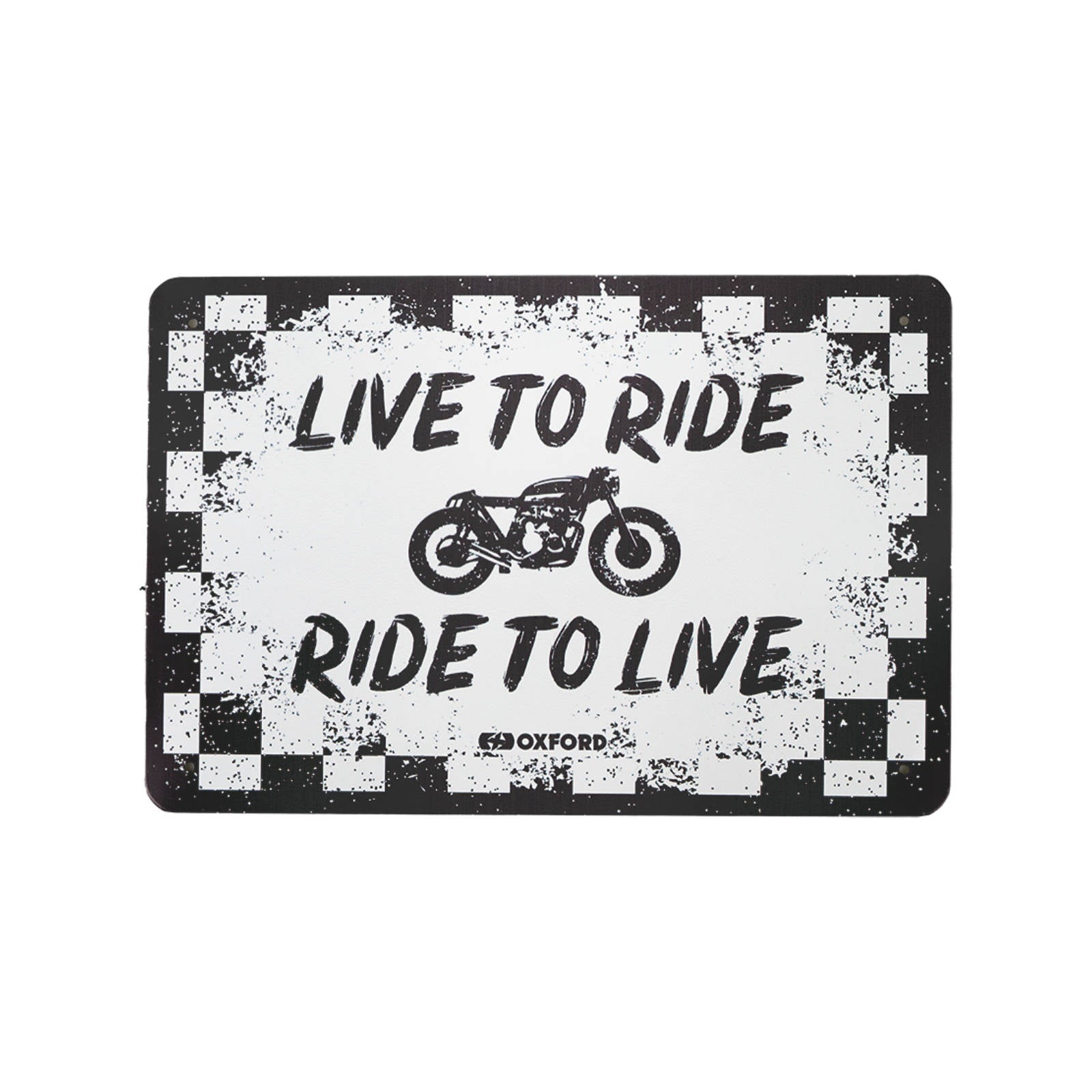 New OXFORD Garage Metal Sign: Ride #OXOX388 | Australian Moto Spares