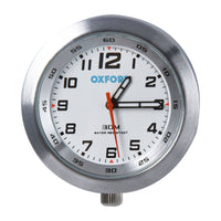New OXFORD Clock Silver Case & White Face With Bracket #OXOX560