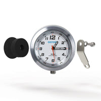 New OXFORD Clock Silver Case & White Face With Bracket #OXOX560