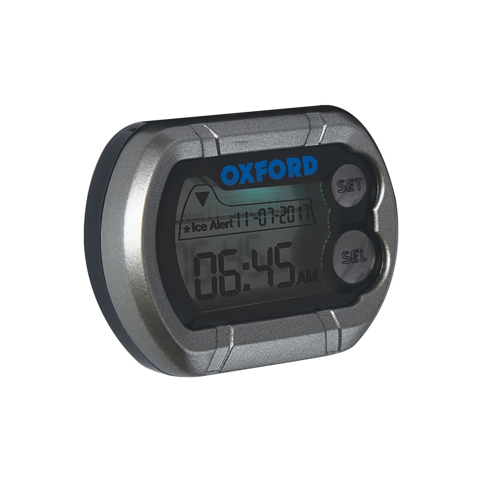 New OXFORD Micro Digi Clock With ICE Warning #OXOX562