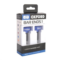 New OXFORD Handlebar Bar Ends - Blue #OXOX591