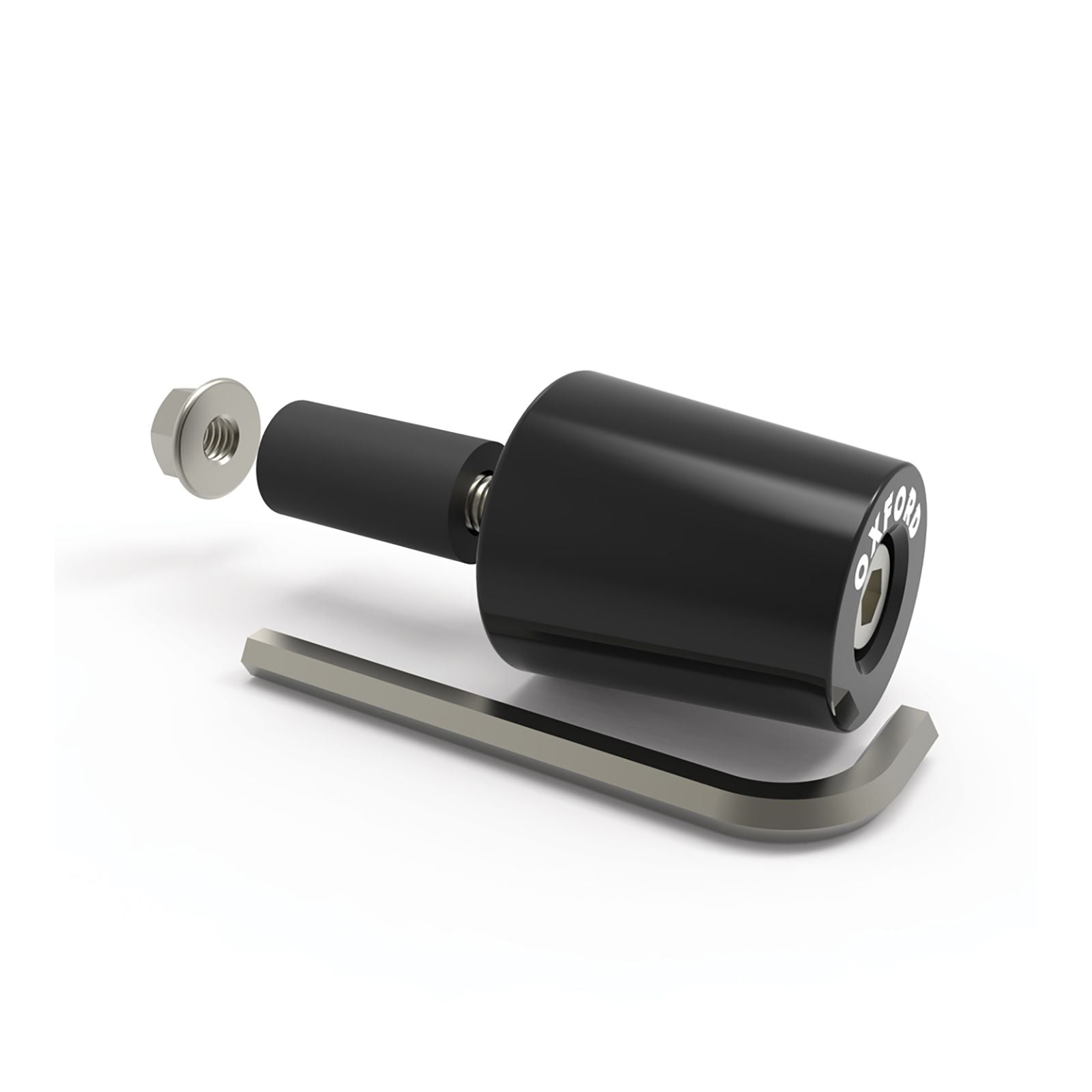 New OXFORD Handlebar End Weights Black Anodised 67G PR #OXOX599