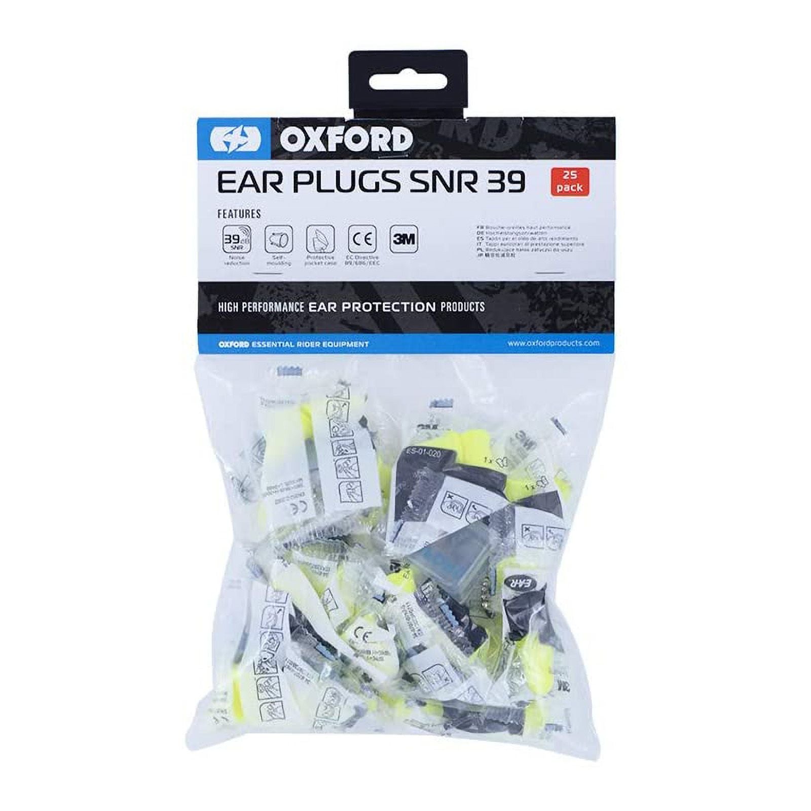 New OXFORD 3M Earsoft FX SNR39 Ear Plugs 25 PR #OXOX625