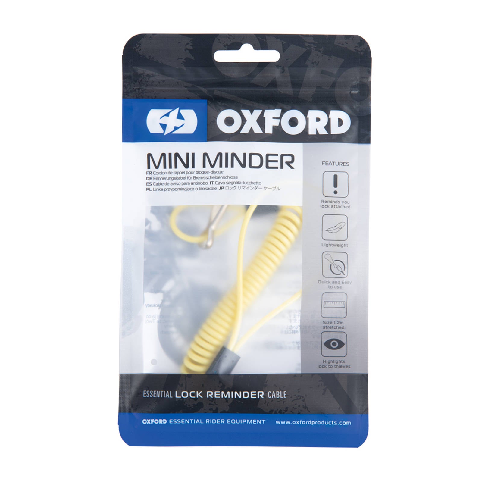 New OXFORD Miniminder Disc Lock #OXOX669