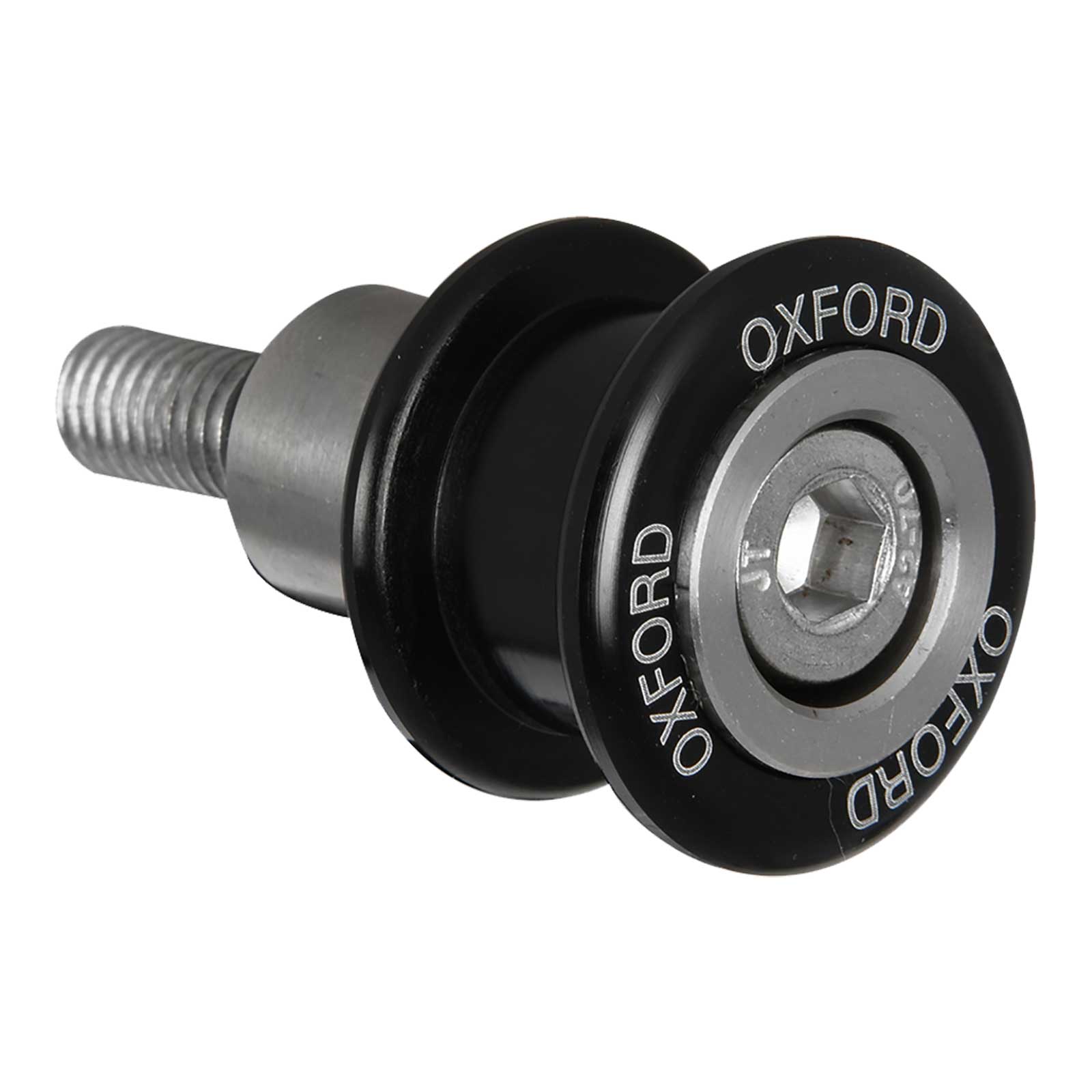 New OXFORD Spinners M8 1.25 Thread Extended - Black #OXOX813