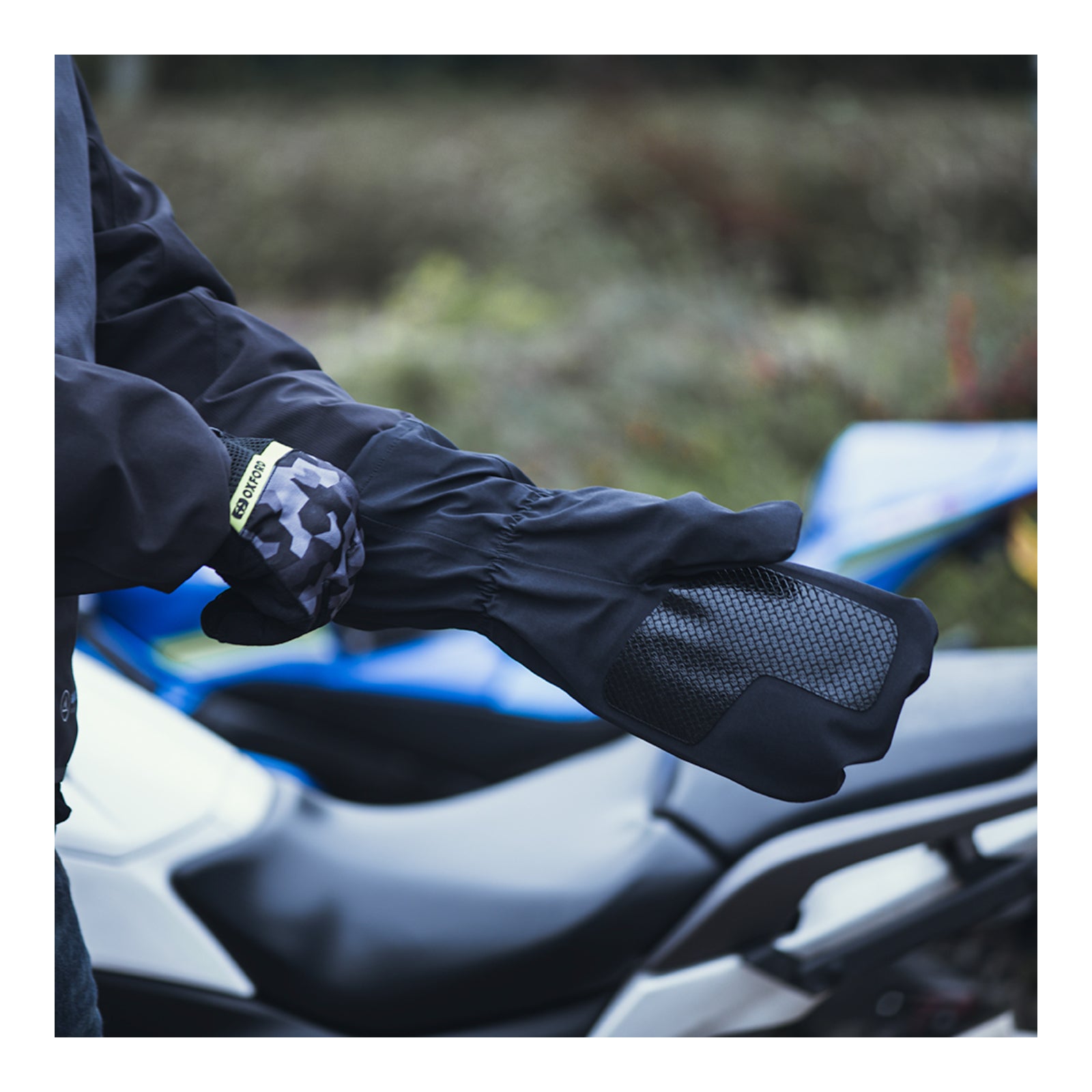 OXFORD Rainseal Waterproof Pro Over Gloves - Black (2XL / 3XL) #OXRM2141012XL