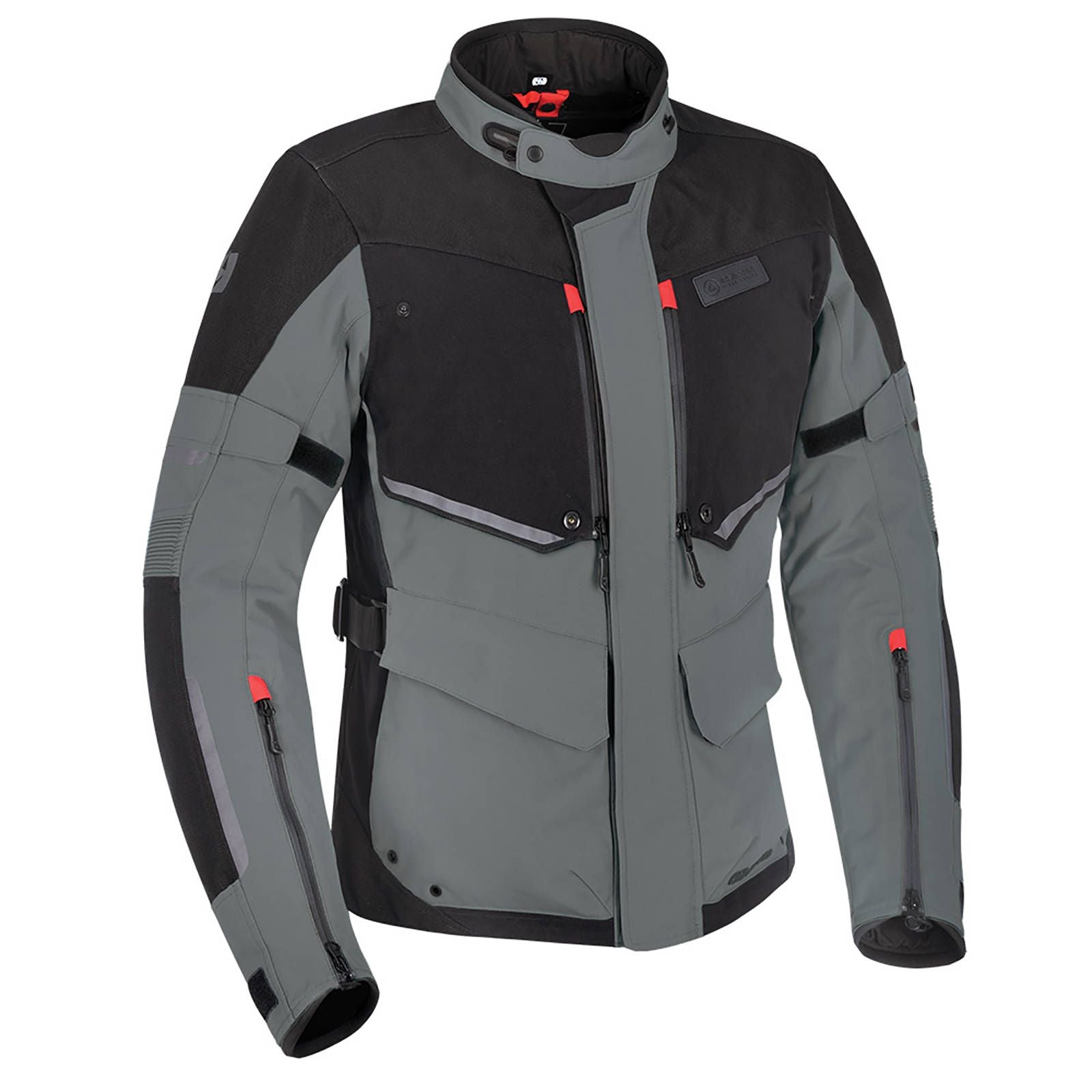 New OXFORD Mondial Laminate Jacket - Black / Grey (2XL) #OXTM1811012XL