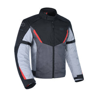 New OXFORD Delta 1.0 Waterproof Jacket - Black / Grey / Red (3XL) #OXTM1931023XL | Australian Moto Spares