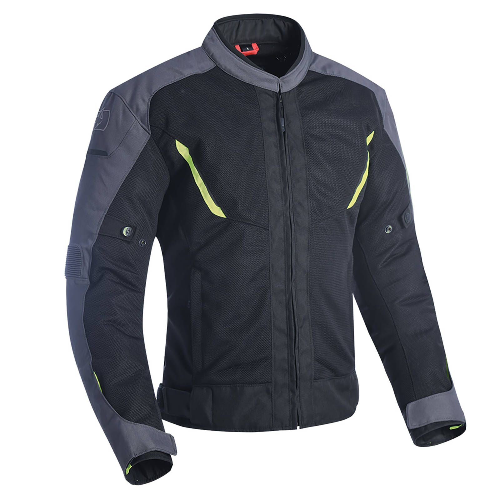 New OXFORD Delta Air 1.0 Jacket - Grey / Black / Fluro (2XL) #OXTM1932022XL