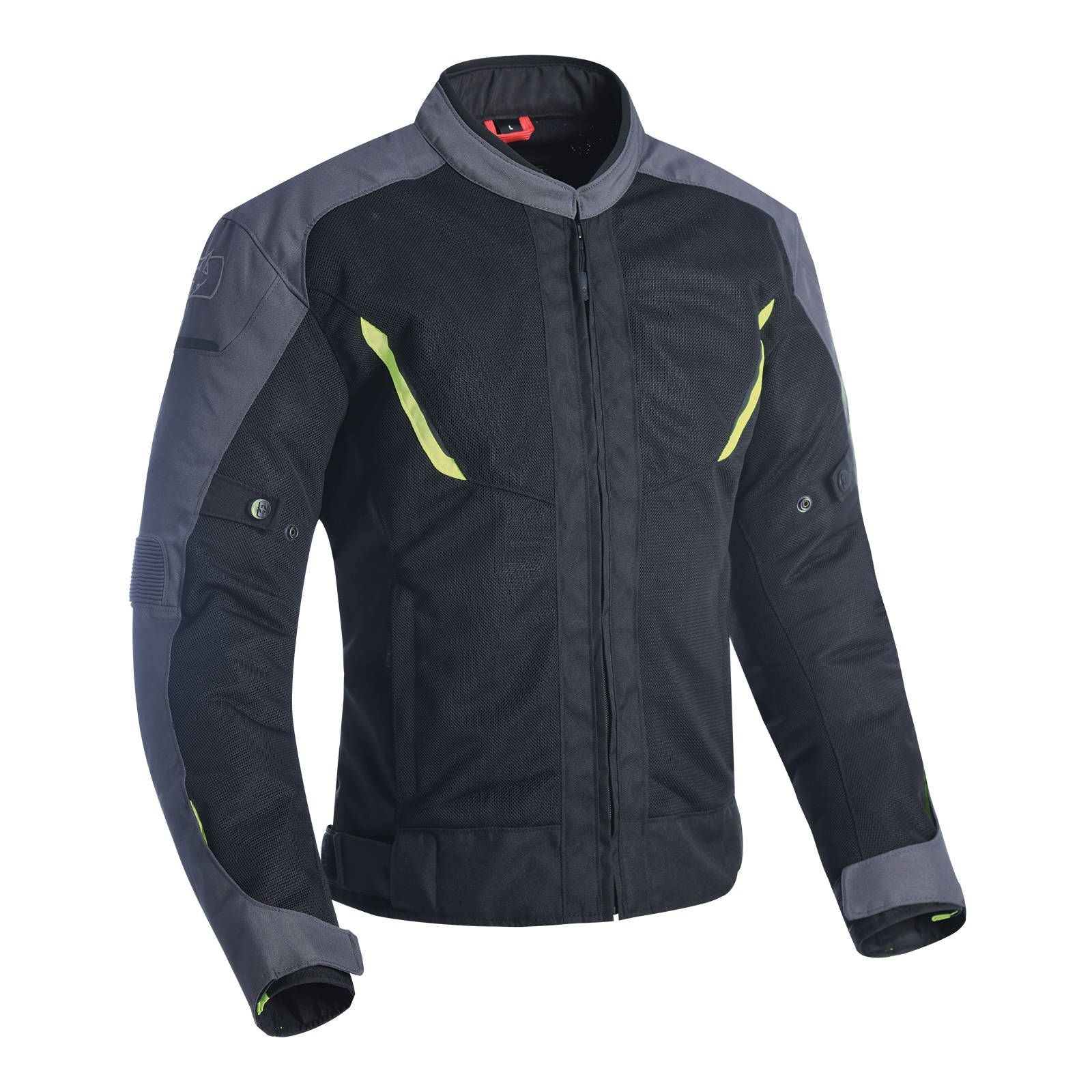 New OXFORD Delta Air 1.0 Jacket - Grey / Black / Fluro (5XL) #OXTM1932025XL