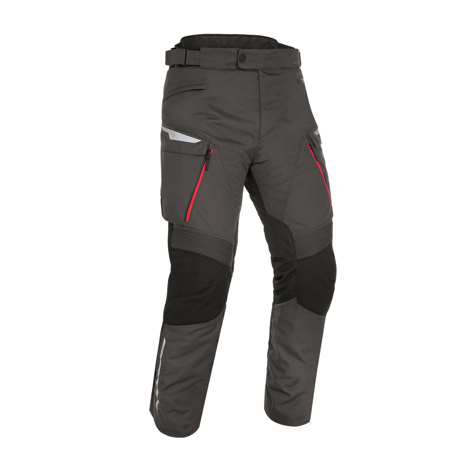 OXFORD Montreal 4.0 Dry2Dry Pant - Black / Grey / Red (Regular) (2XL) | Australian Moto Spares