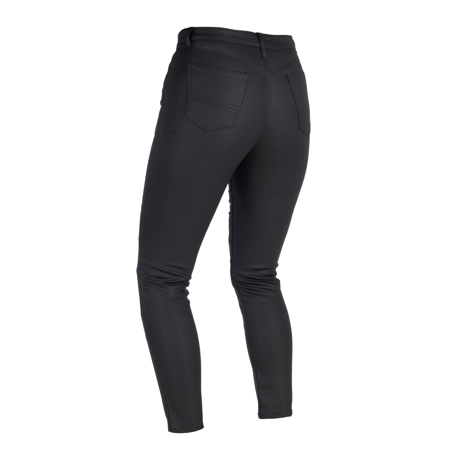 New OXFORD Ladies OA Waxed Jegging - Black (Short) (8) #OXTW229301S08