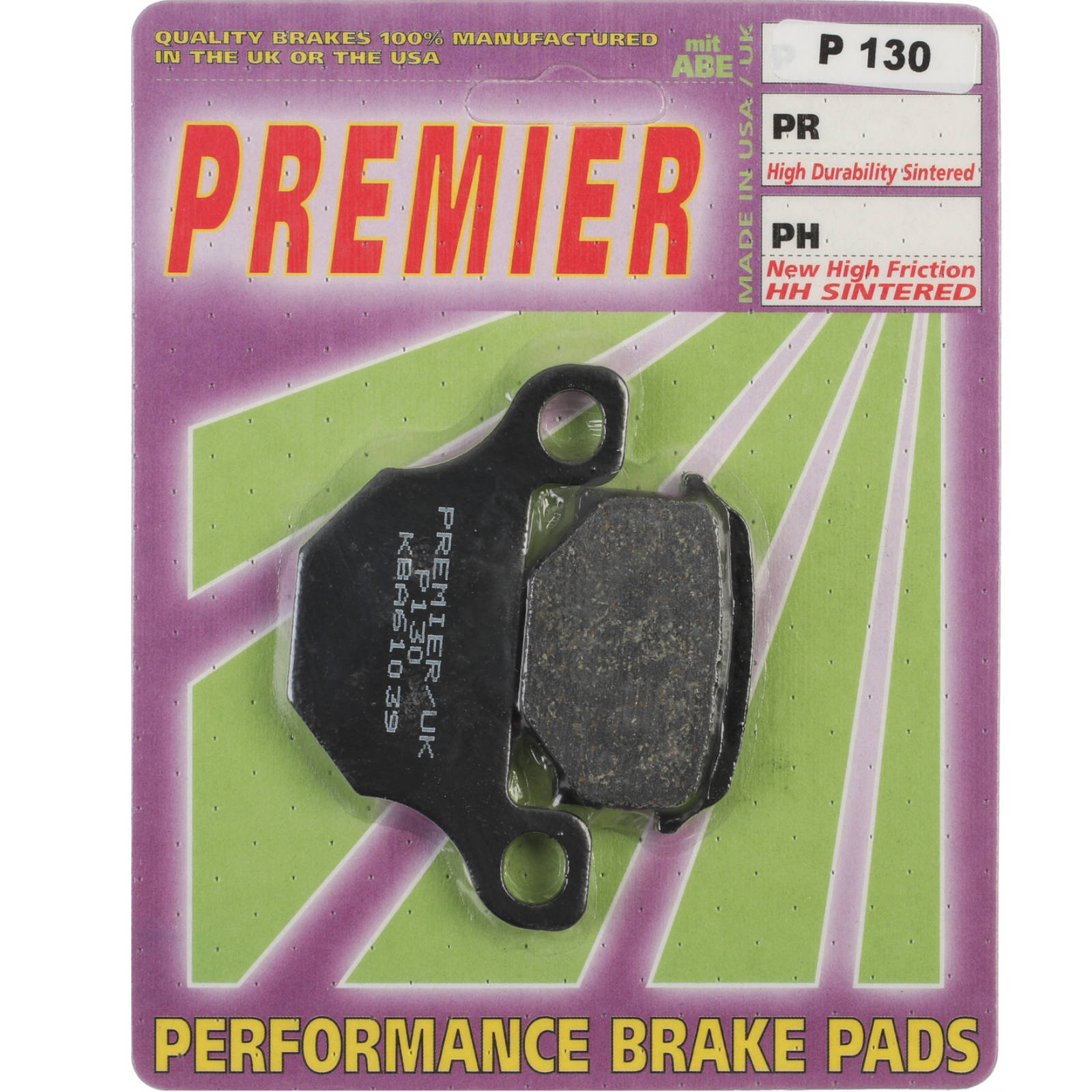 New PREMIER Brake Pad - P Organic Standard (GF289S3) #PBP130