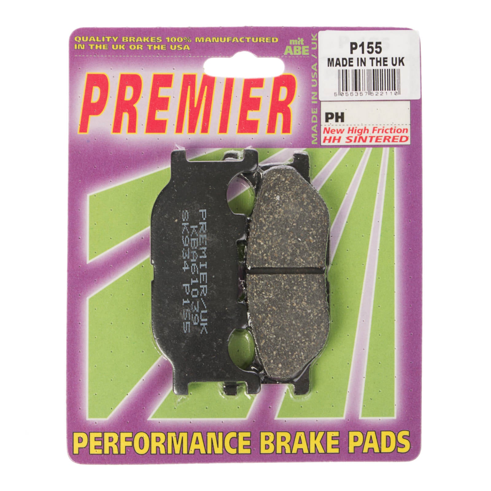 New PREMIER Brake Pads - P Organic Standard #PBP155 | Australian Moto Spares