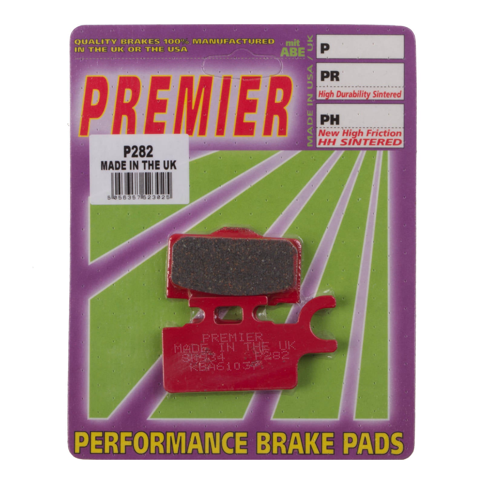 New PREMIER Brake Pads - P Organic Standard #PBP282 | Australian Moto Spares
