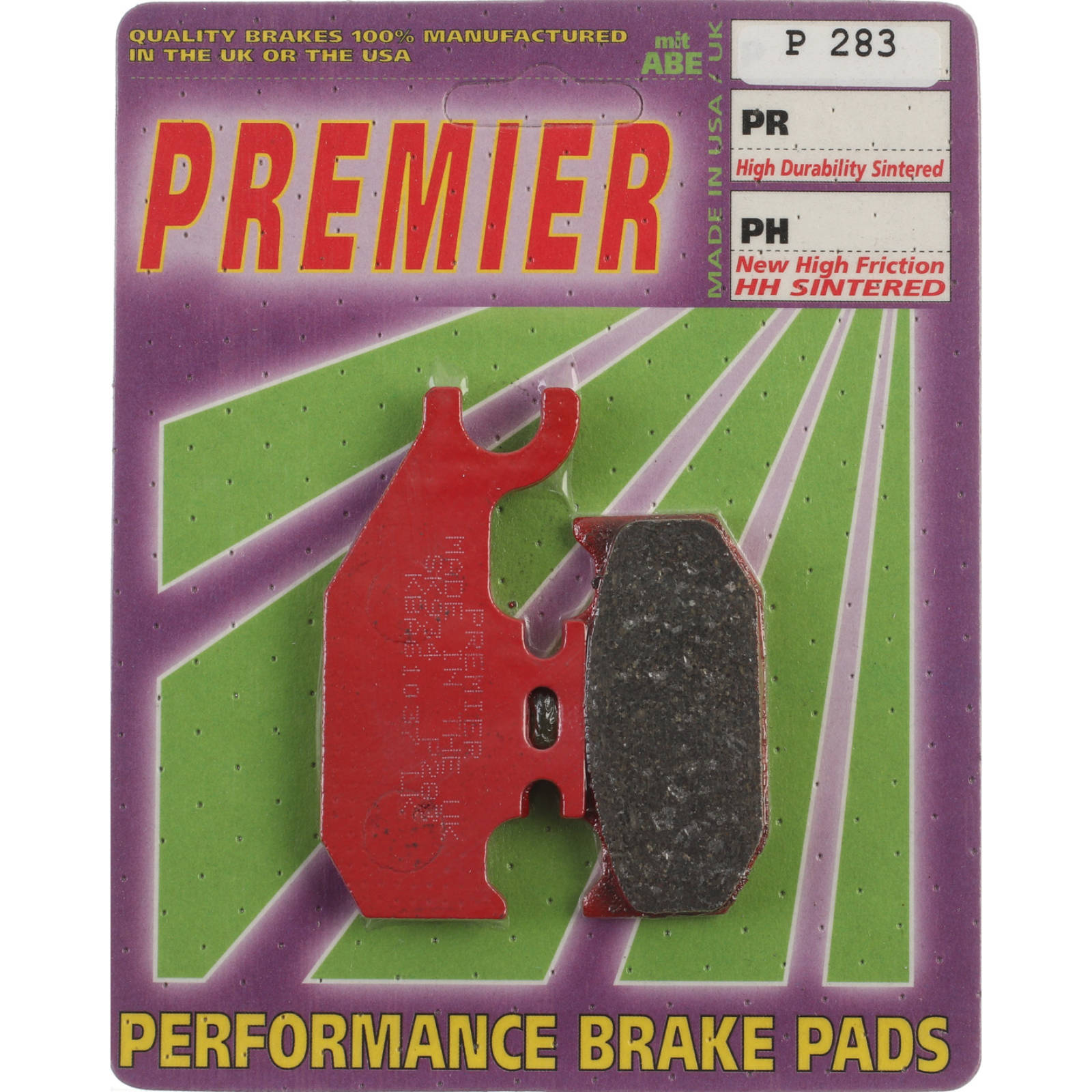 New PREMIER Brake Pads - P Organic Standard #PBP283 | Australian Moto Spares