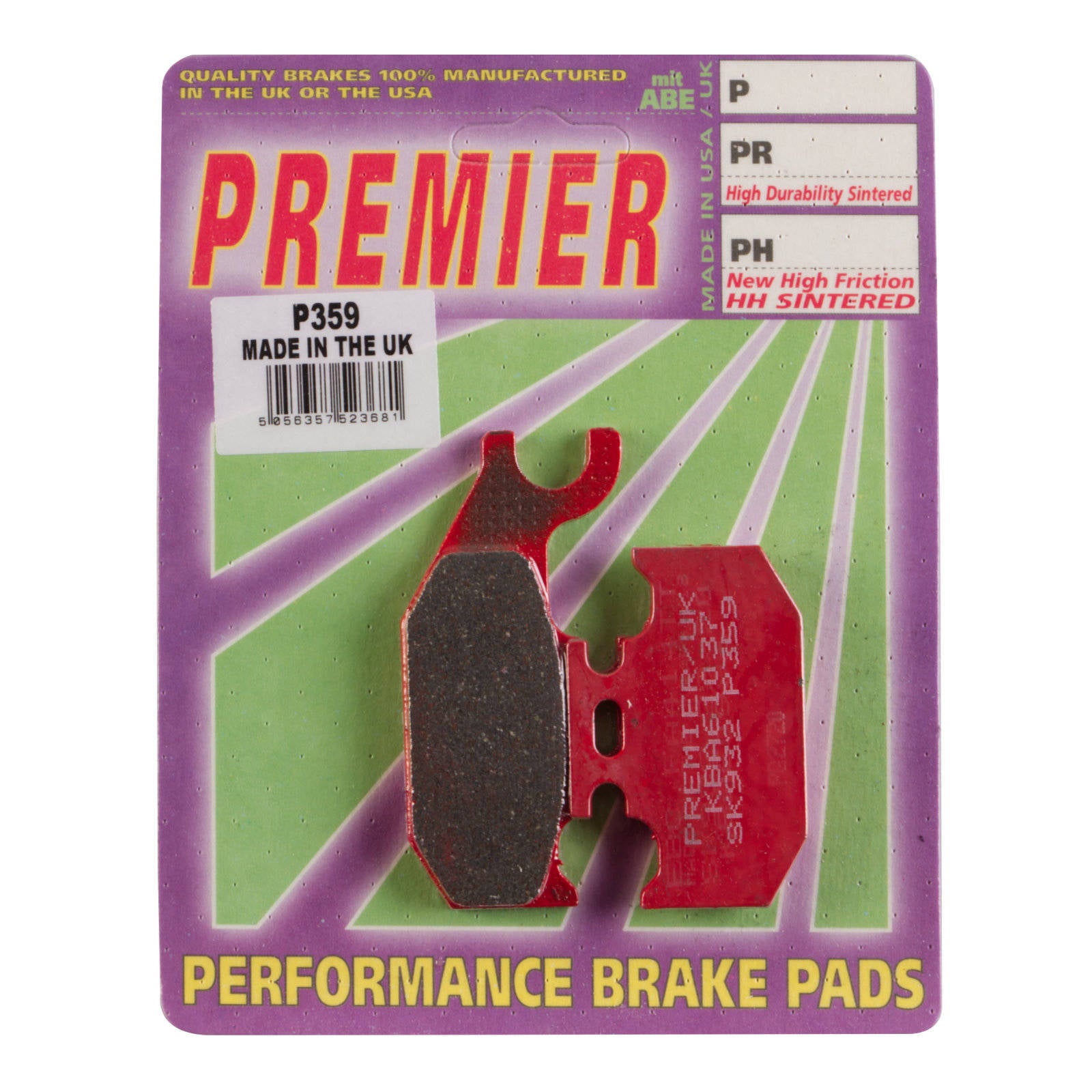 New PREMIER Brake Pads - P Organic Standard #PBP359 | Australian Moto Spares