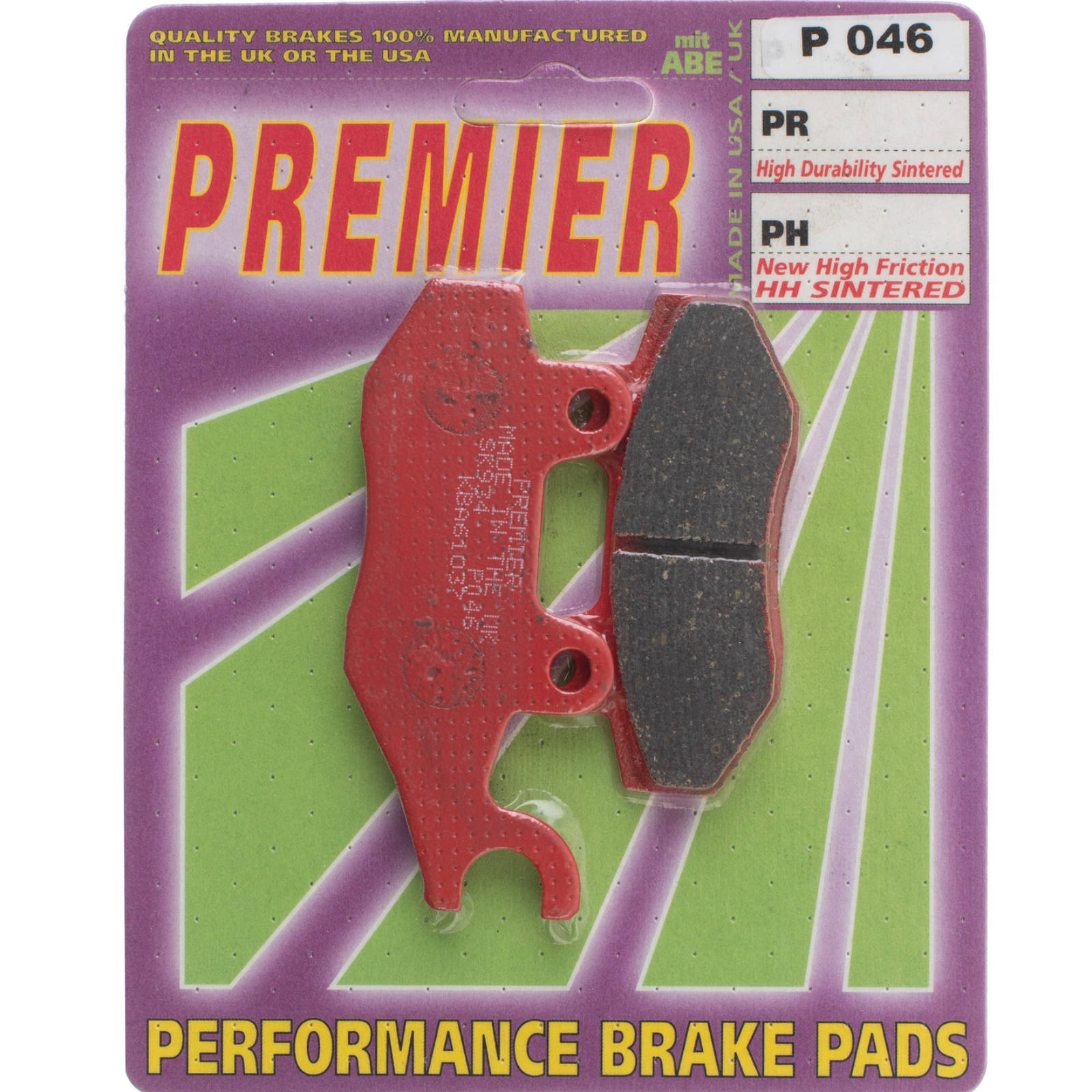 New PREMIER Brake Pads - P Organic Standard #PBP46 | Australian Moto Spares