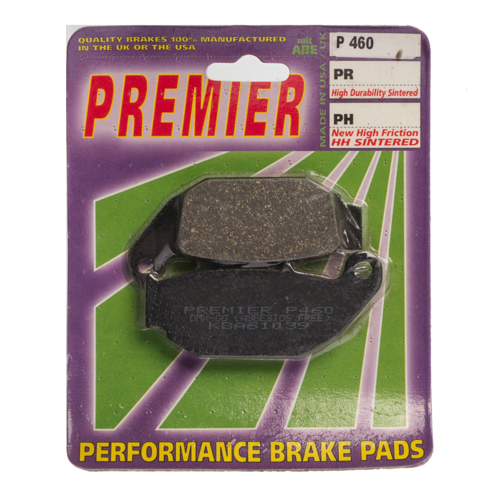 New PREMIER Brake Pads - P Organic Standard #PBP460 | Australian Moto Spares