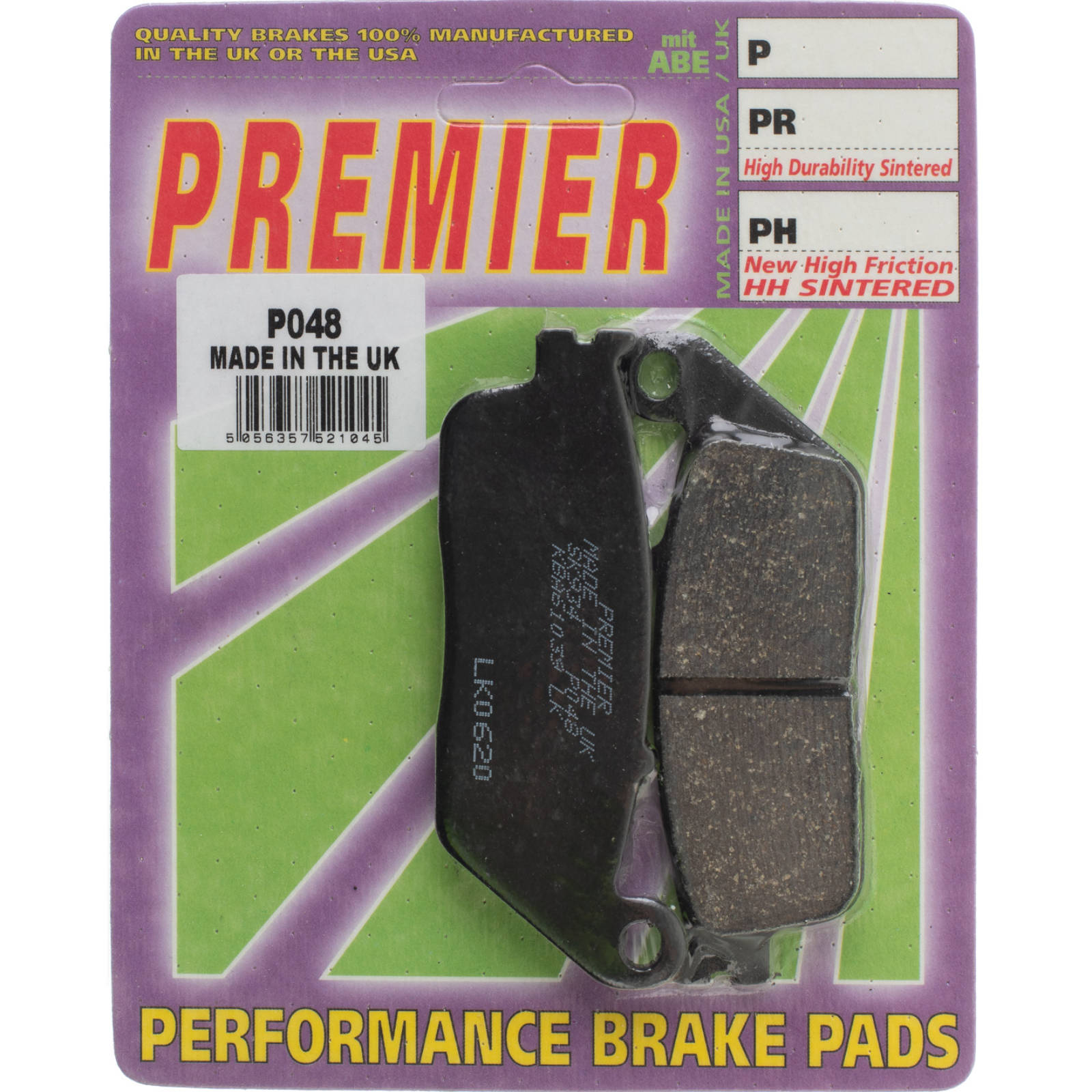New PREMIER Brake Pads - P Organic Standard #PBP48 | Australian Moto Spares