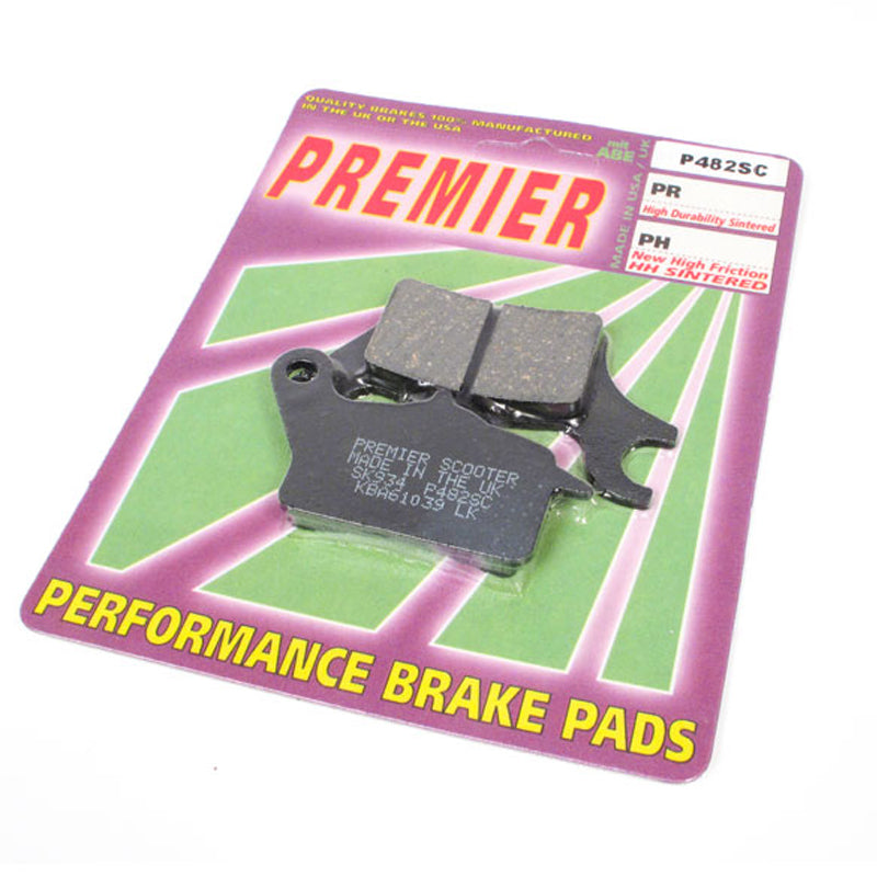 New PREMIER Brake Pads - P-Sc Organic Scooter #PBP482SC | Australian Moto Spares