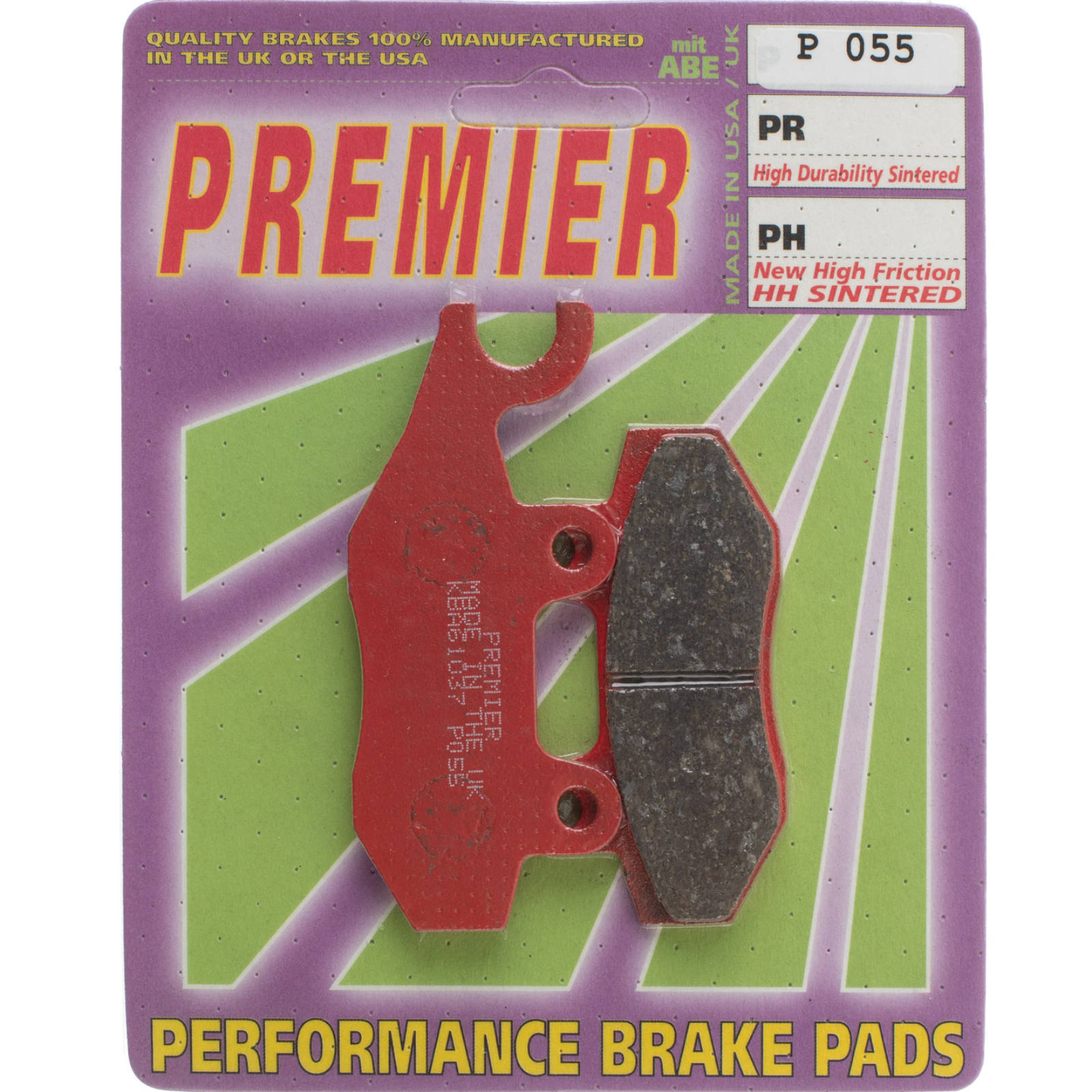 New PREMIER Brake Pads - P Organic Standard #PBP55 | Australian Moto Spares