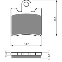 New PREMIER Brake Pad - PH Street Sintered (GF326S3) #PBPH366