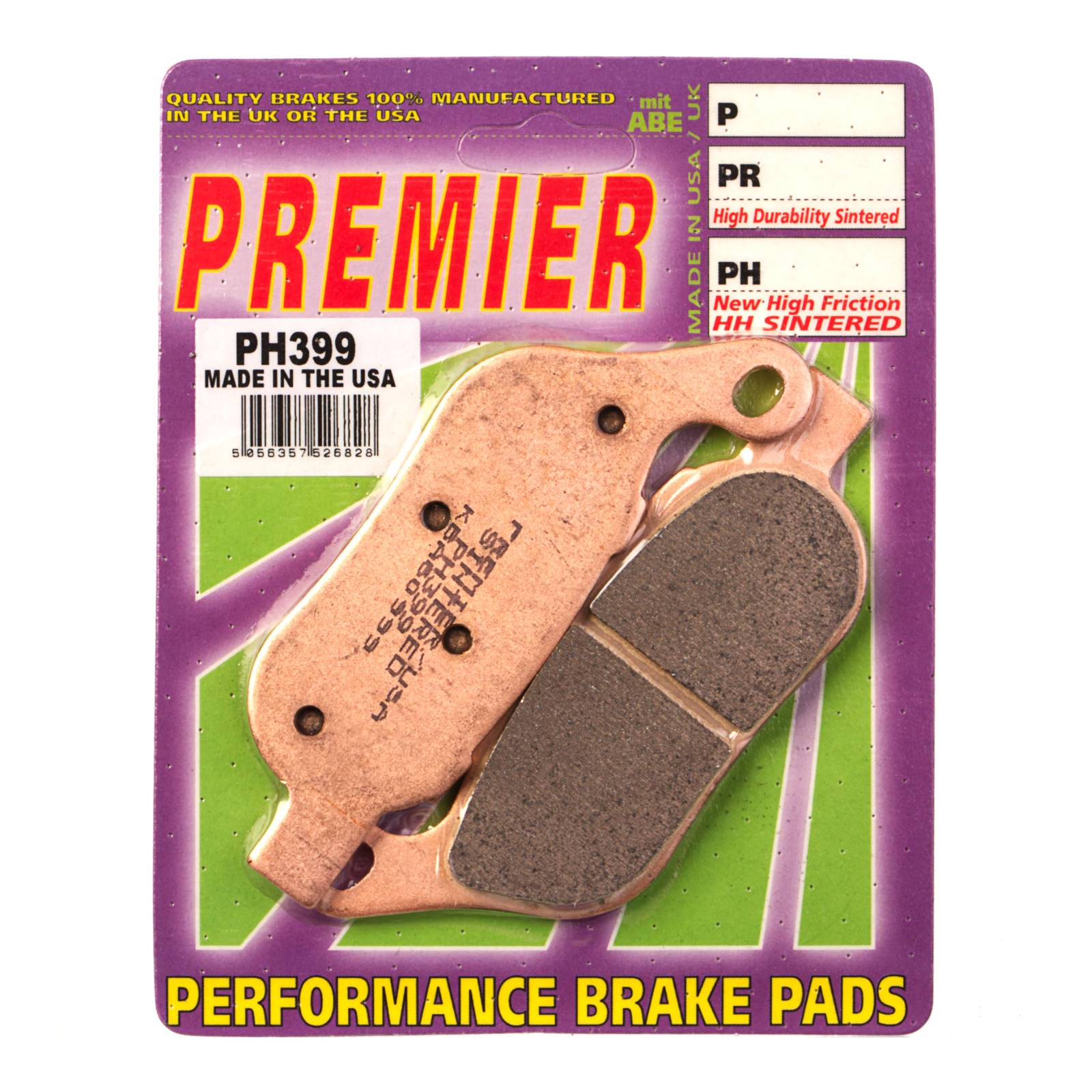 New PREMIER Brake Pad - PH Street Sintered (GF273S3) #PBPH399 | Australian Moto Spares