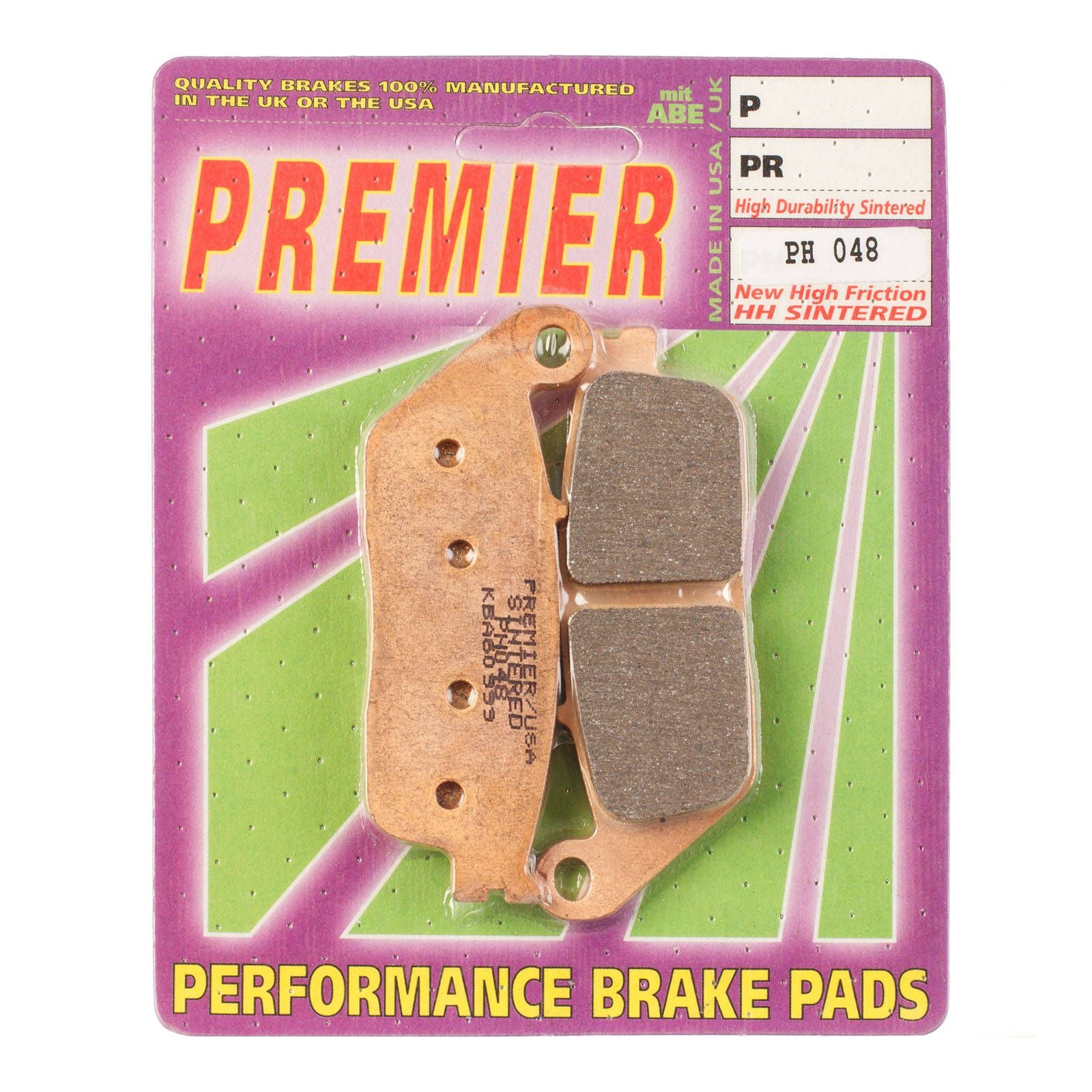 New PREMIER Brake Pad - PH Street Sintered (GF014S3) #PBPH48