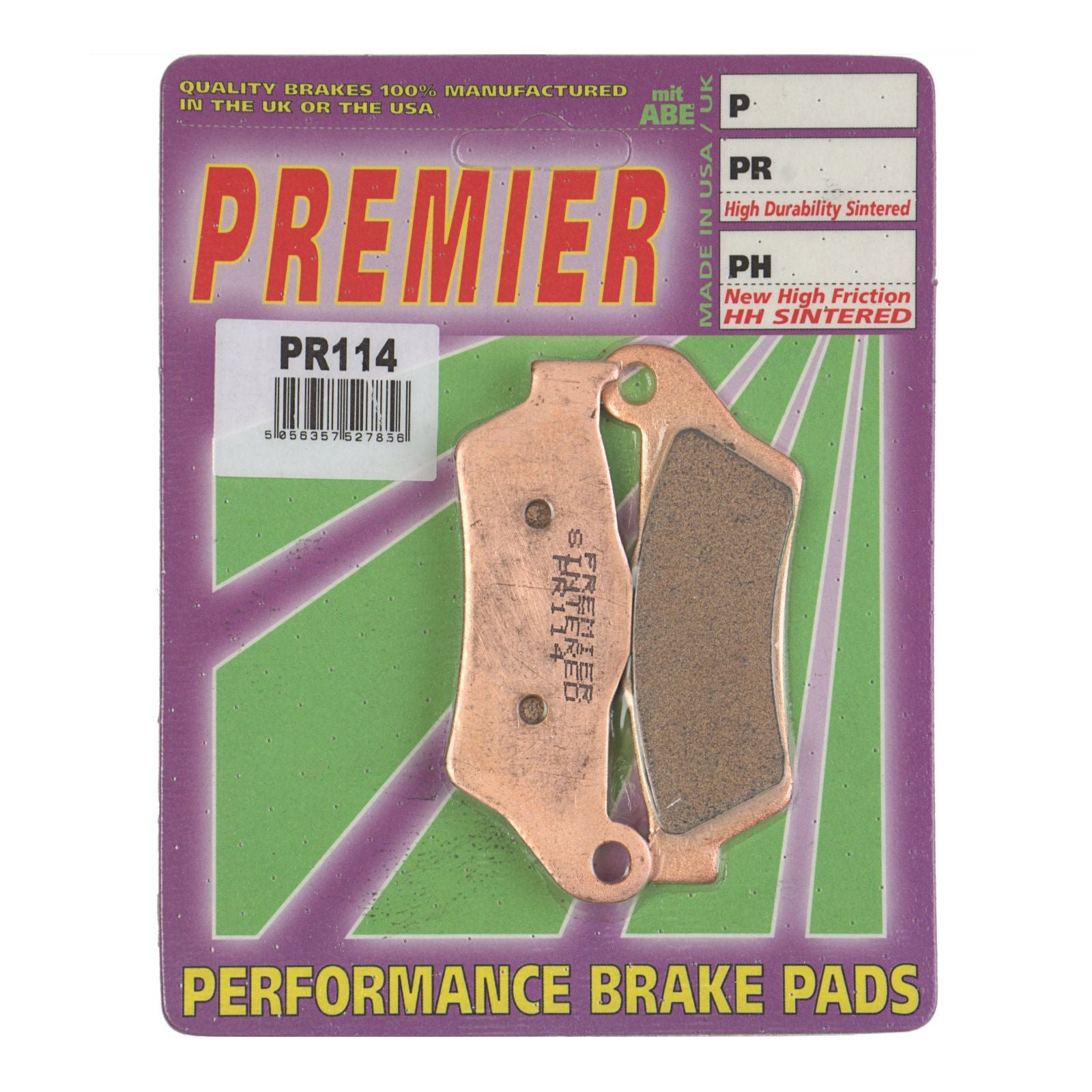 New PREMIER Brake Pad - PR Off-Road Sintered (GF031K5) #PBPR114