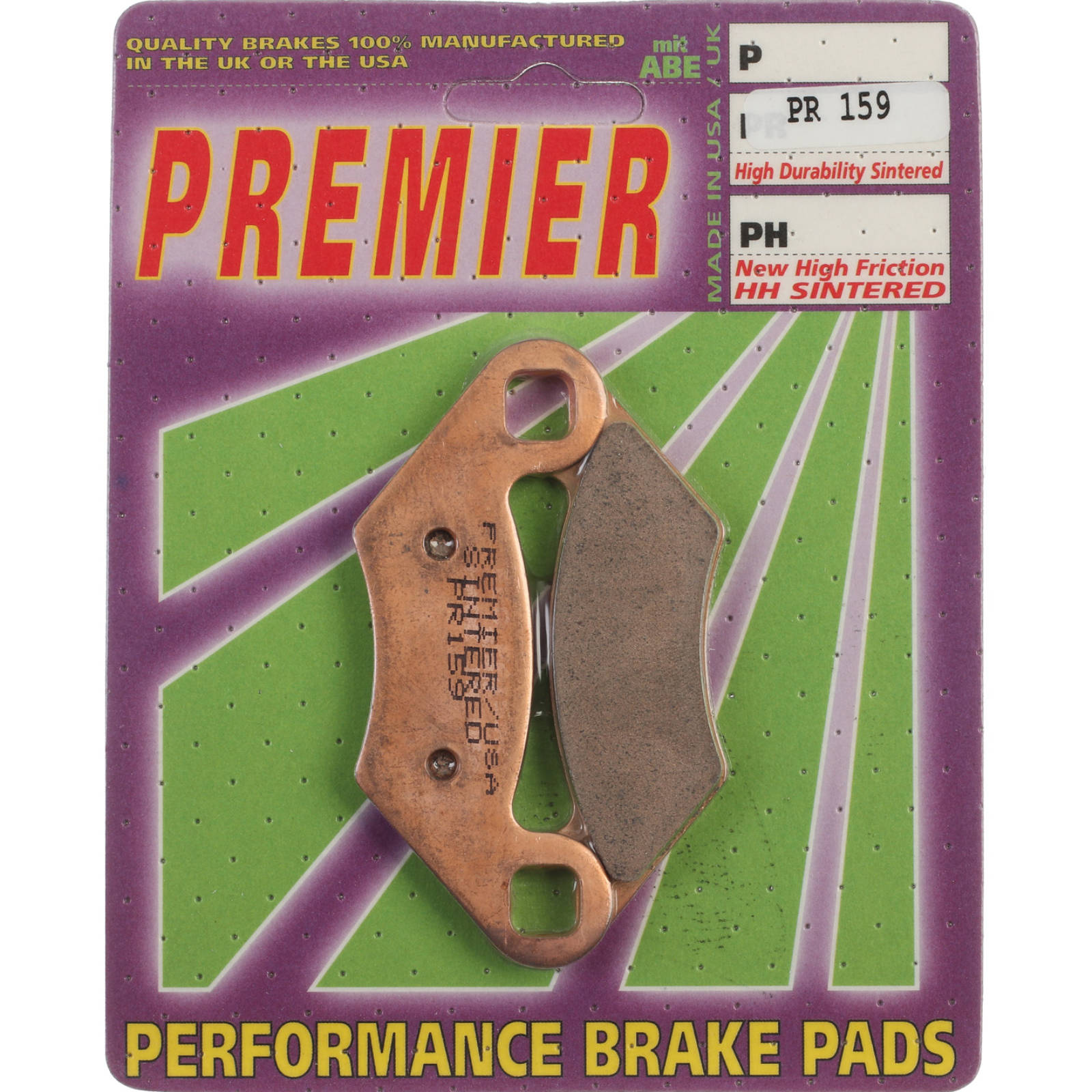 New PREMIER Brake Pad - PR Off-Road Sintered (GF162K5) #PBPR159 | Australian Moto Spares