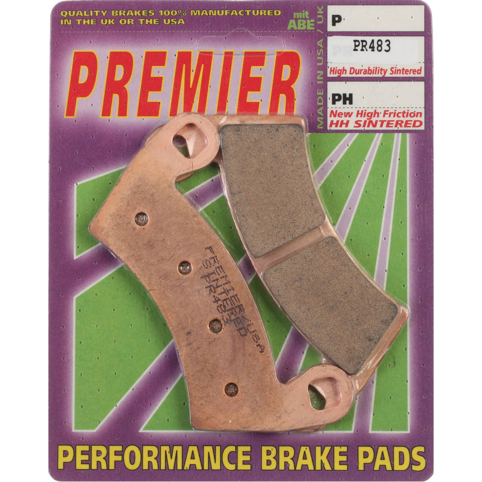 New PREMIER Brake Pad - PR Off-Road Sintered (GF313K5) #PBPR483