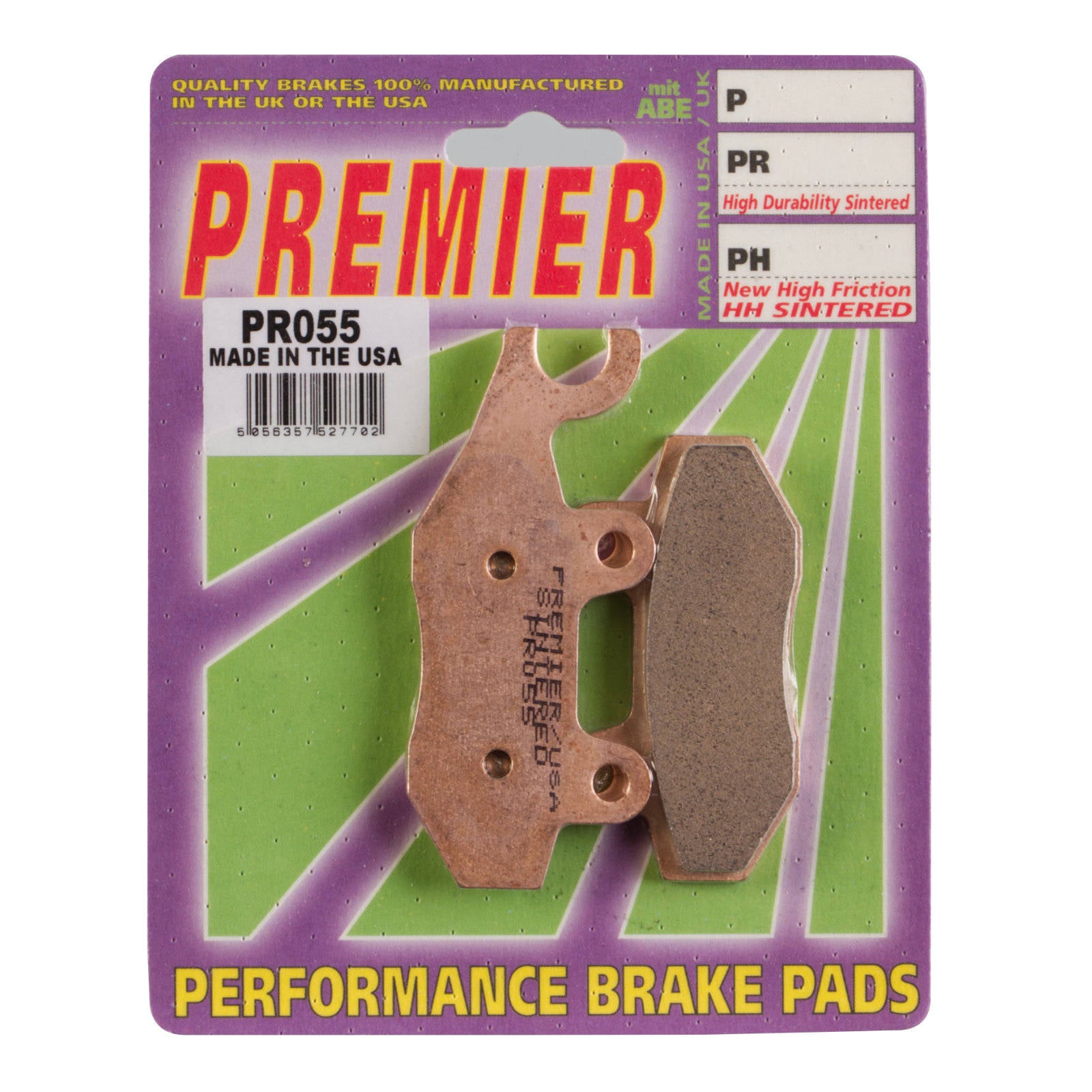 New PREMIER Brake Pad - PR Off-Road Sintered (GF009K5) #PBPR55 | Australian Moto Spares