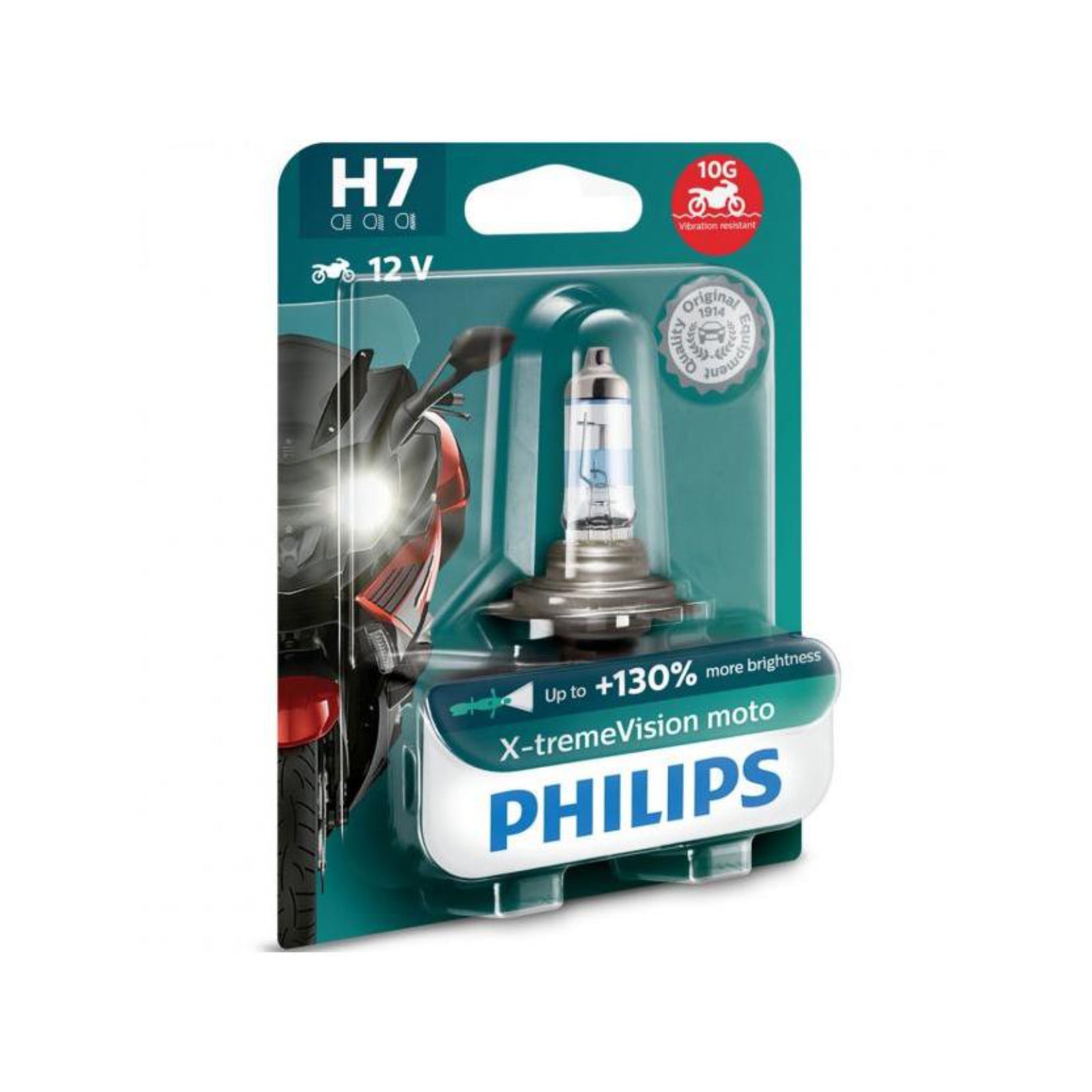 New PHILIPS Bulb H7 12972 XV+ 12V 55W PX26d BW Xtreme Vision #PHH712972XV+