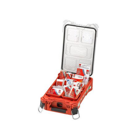 New Milwaukee Heavy Duty Packout Storage First Aid Kit Tool-128 Piece PKOFA-128