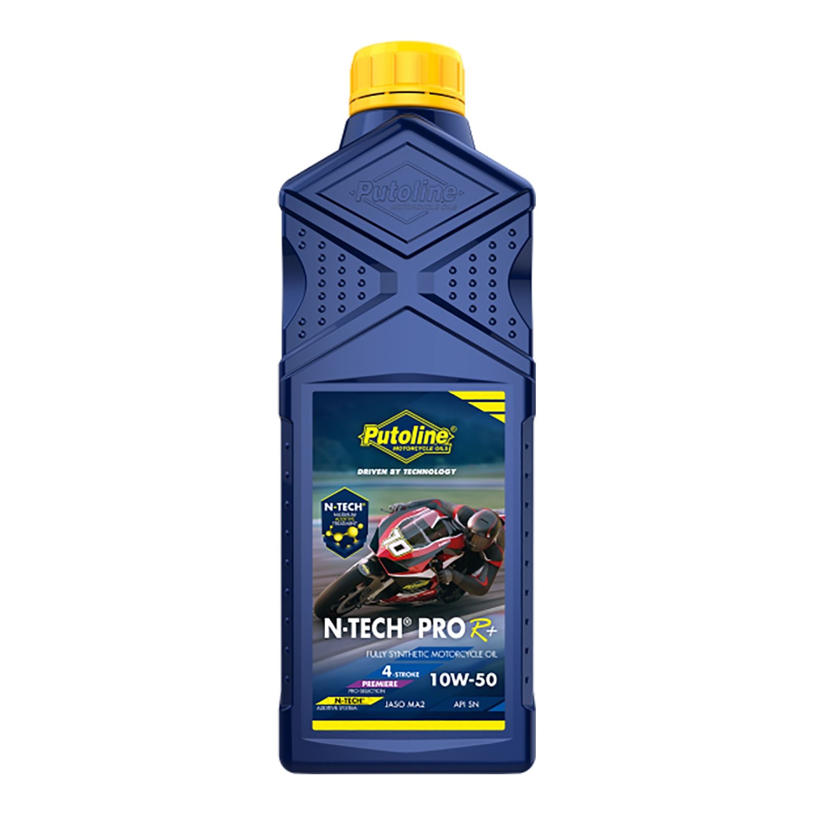 New PUTOLINE N-Tech Pro R+ Engine Oil - 10W50 (1L) #PTNTECHPROR+10W501L