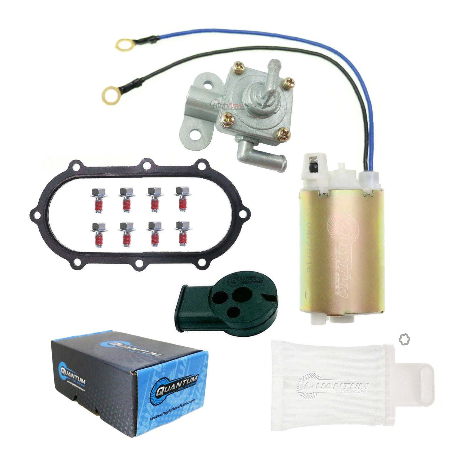 New QUANTUM In-Tank Electric Fuel Pump With Tank Seal #QFHFP381T