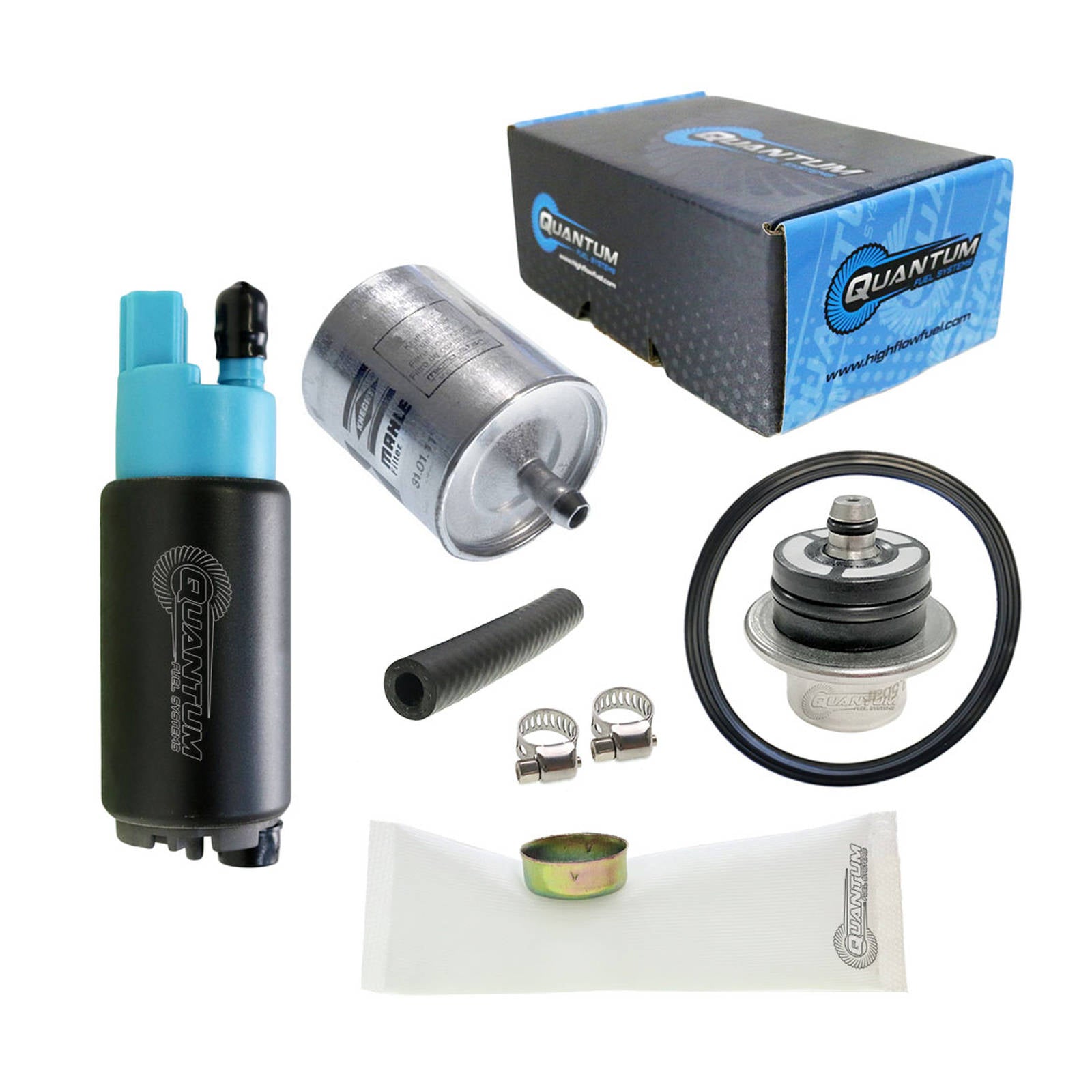QUANTUM In-Tank EFI Fuel Pump With Regulator Tank Seal And Filter #QFHFP382BR2TF | Australian Moto Spares