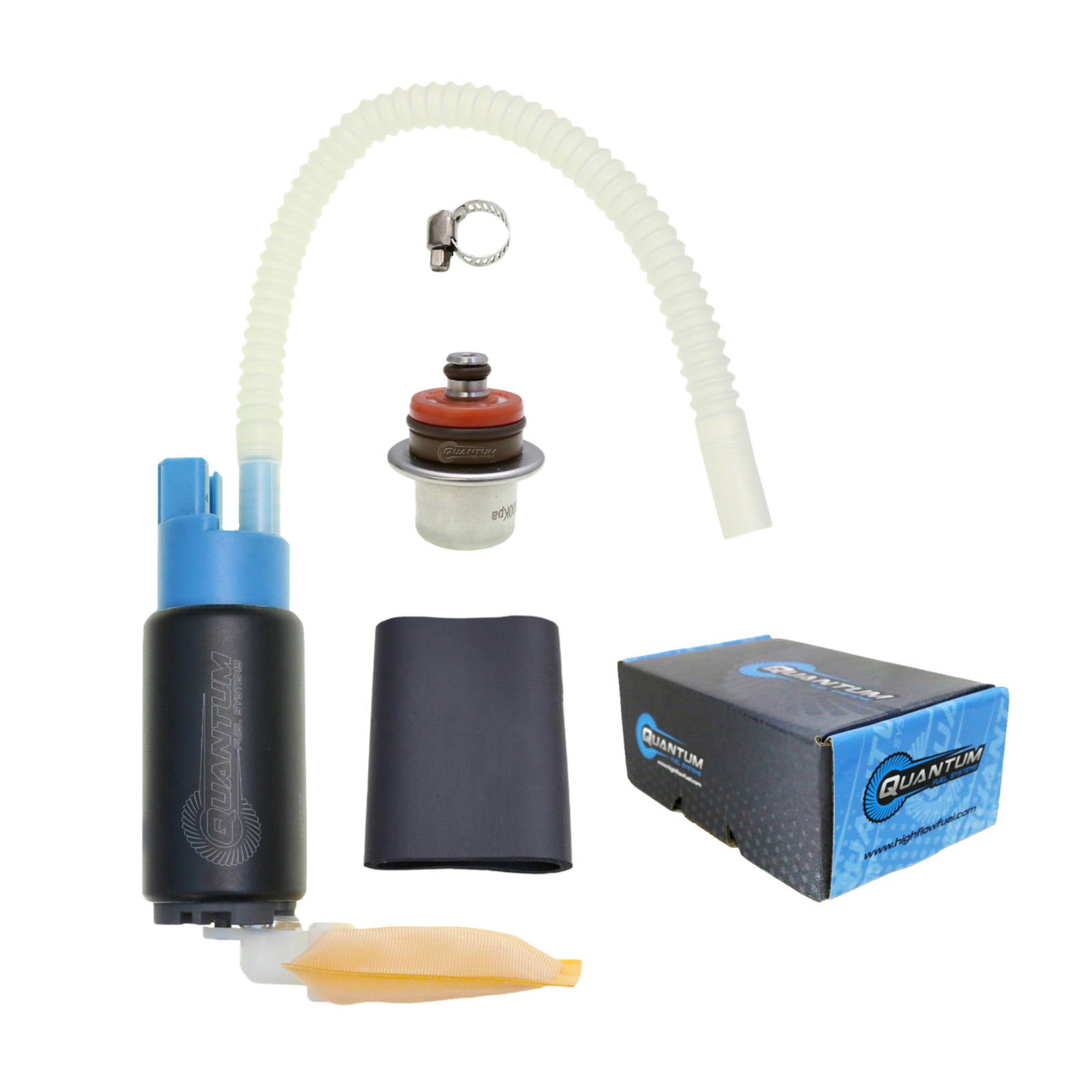 New QUANTUM In-Tank EFI Fuel Pump With Regulator And Fuel Filter #QFHFP382HDR2 | Australian Moto Spares