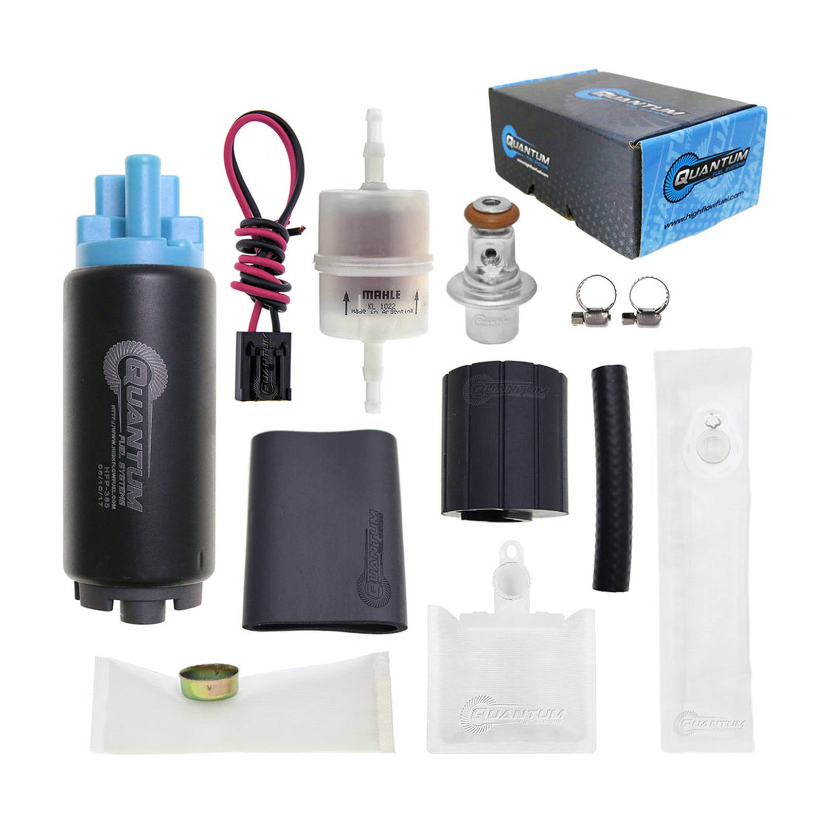 New QUANTUM In-Tank EFI Fuel Pump With Regulator And Fuel Filter #QFHFP385UR2F3 | Australian Moto Spares