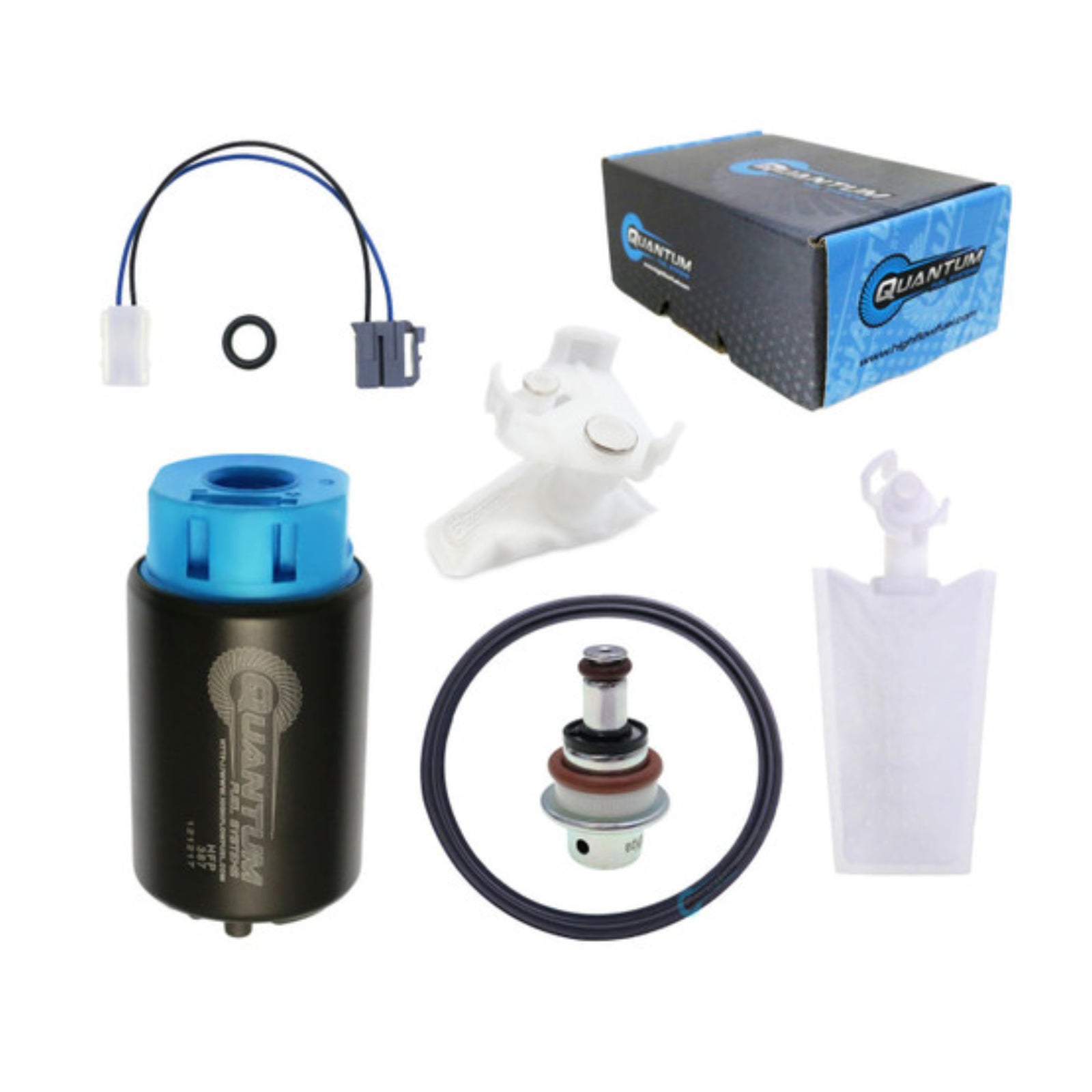 New QUANTUM In-Tank EFI Fuel Pump With Regulator Tank Seal #QFHFP387UR2T | Australian Moto Spares