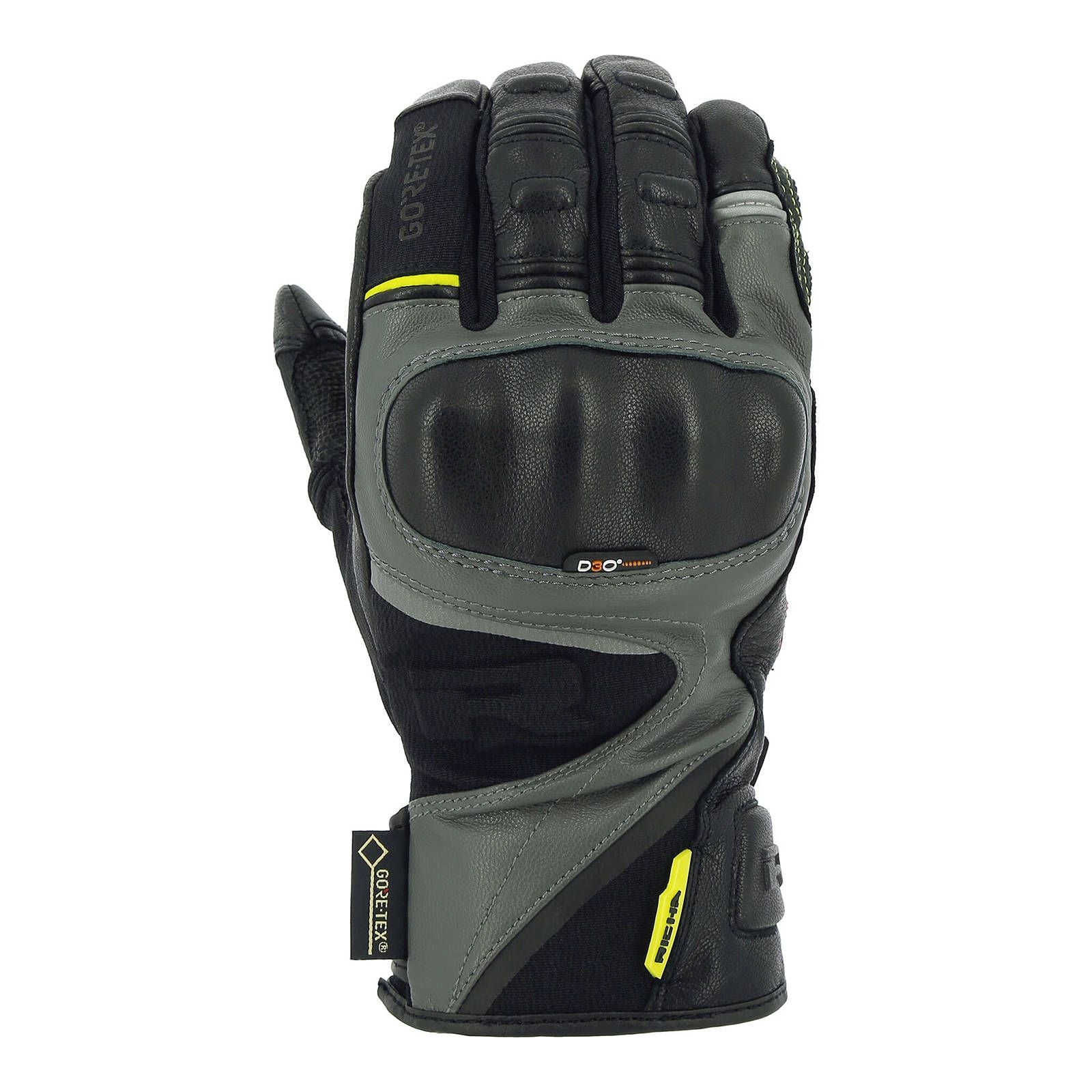 New RICHA Atlantic All-Season Gore-Tex Glove - Grey / Yellow (2XL) #RAGATLGY2XL