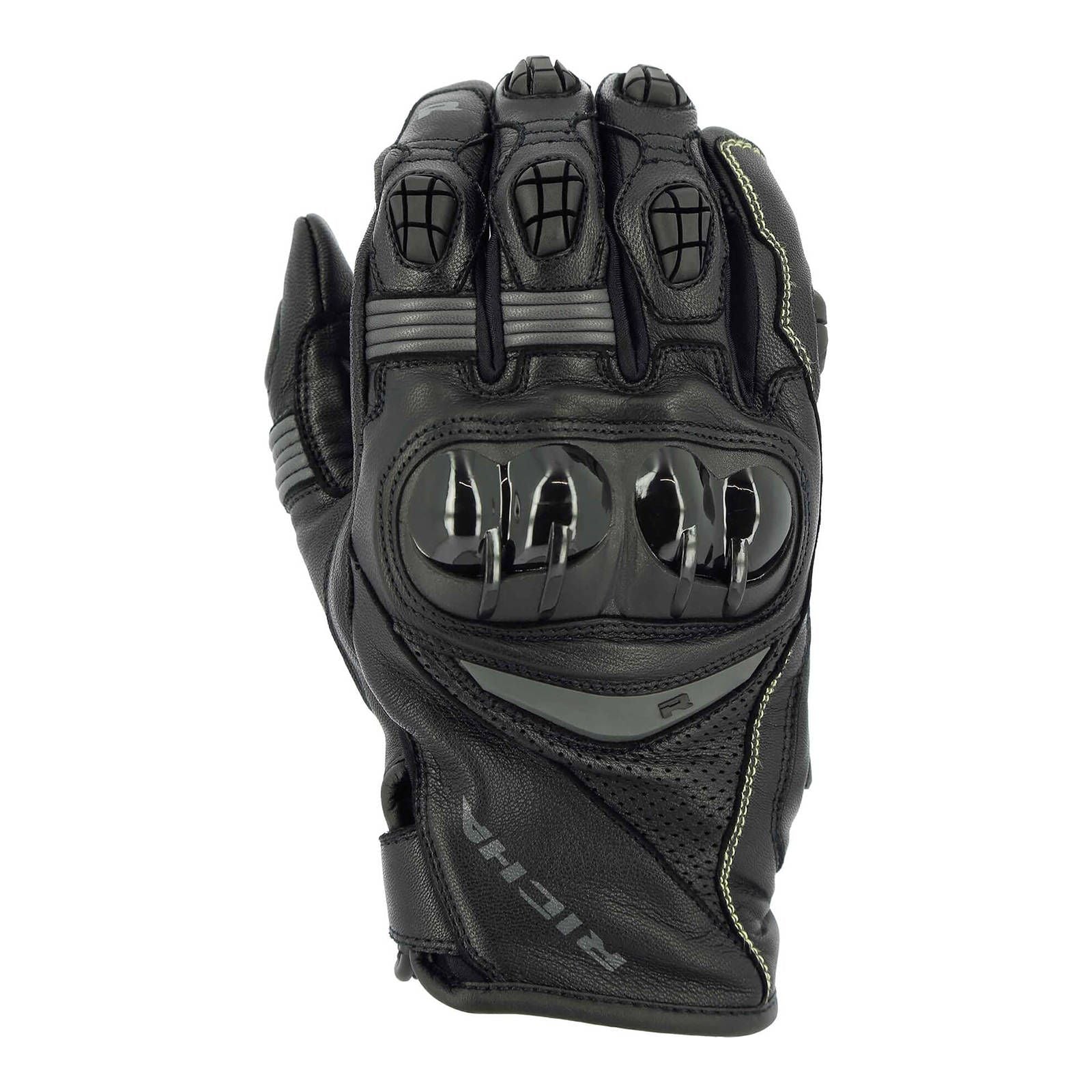 New RICHA Rotate Short Summer Glove - Black / Grey (3XL) #RAGROTBG3XL